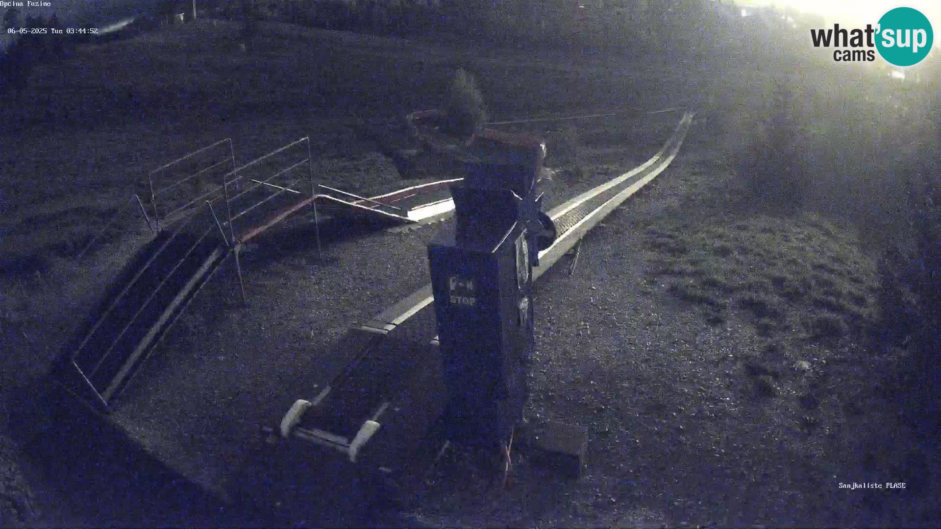 Webcam en direct Piste de luge de Fužine – Croatie