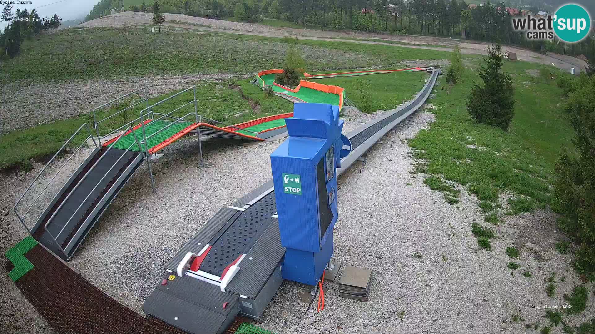 Live webcam Pista da slittino Fužine – Croazia