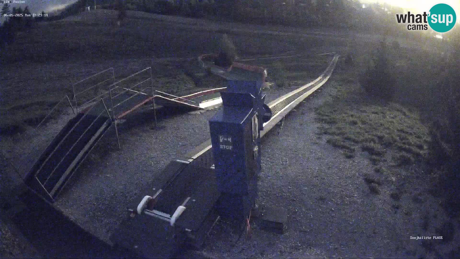 Webcam en direct Piste de luge de Fužine – Croatie