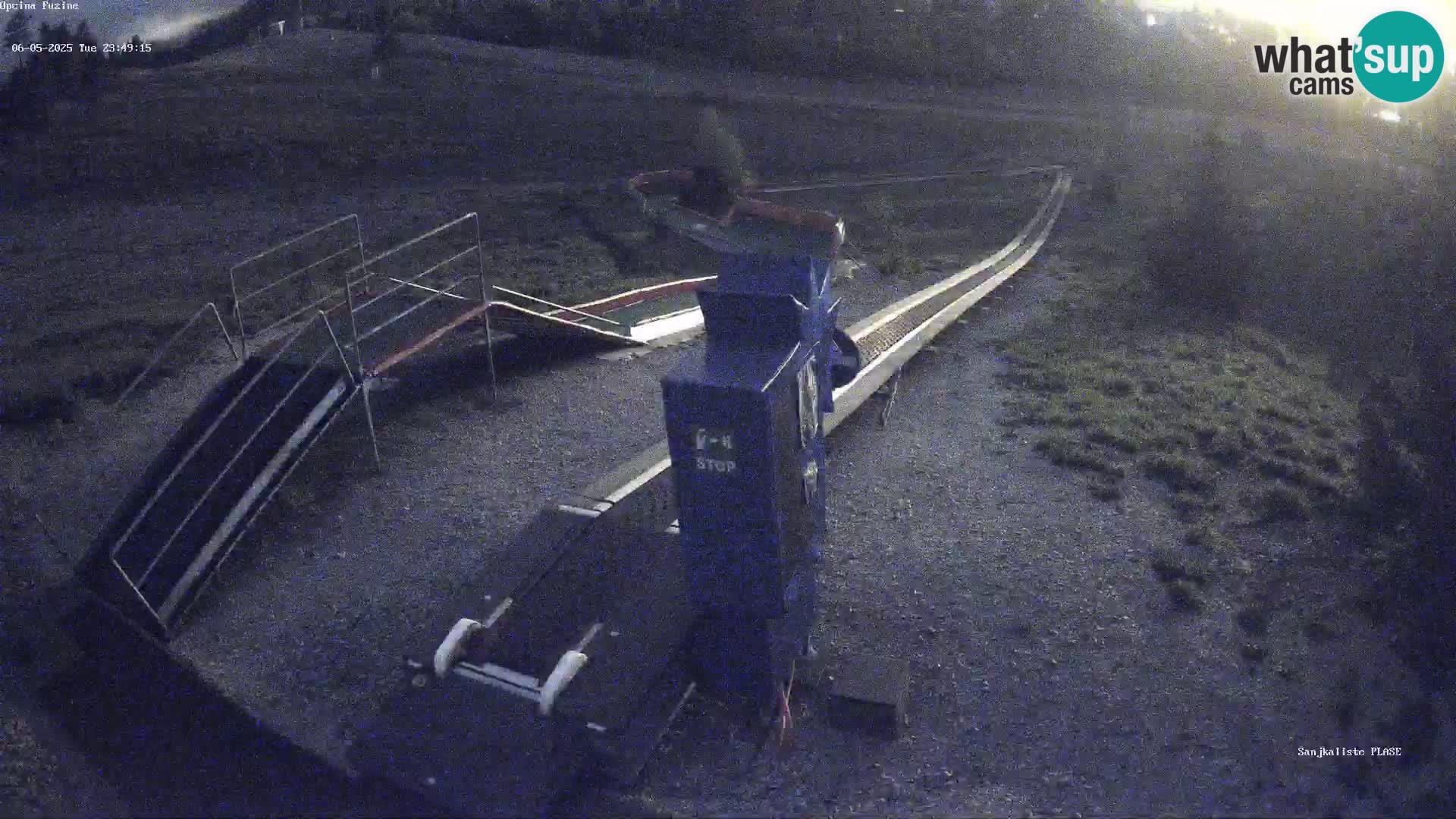 Webcam en vivo Pista de trineo Fužine – Croacia