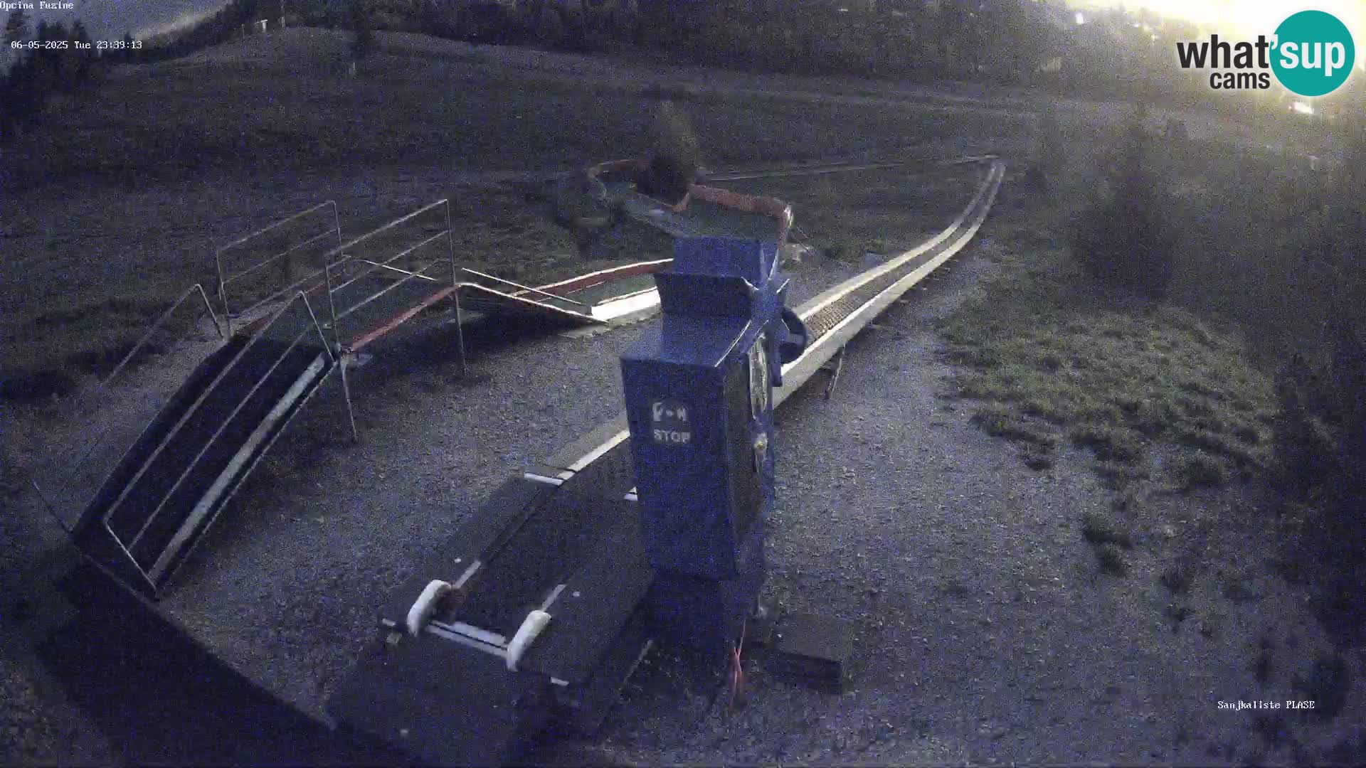 Live webcam Fužine toboggan run – Croatia