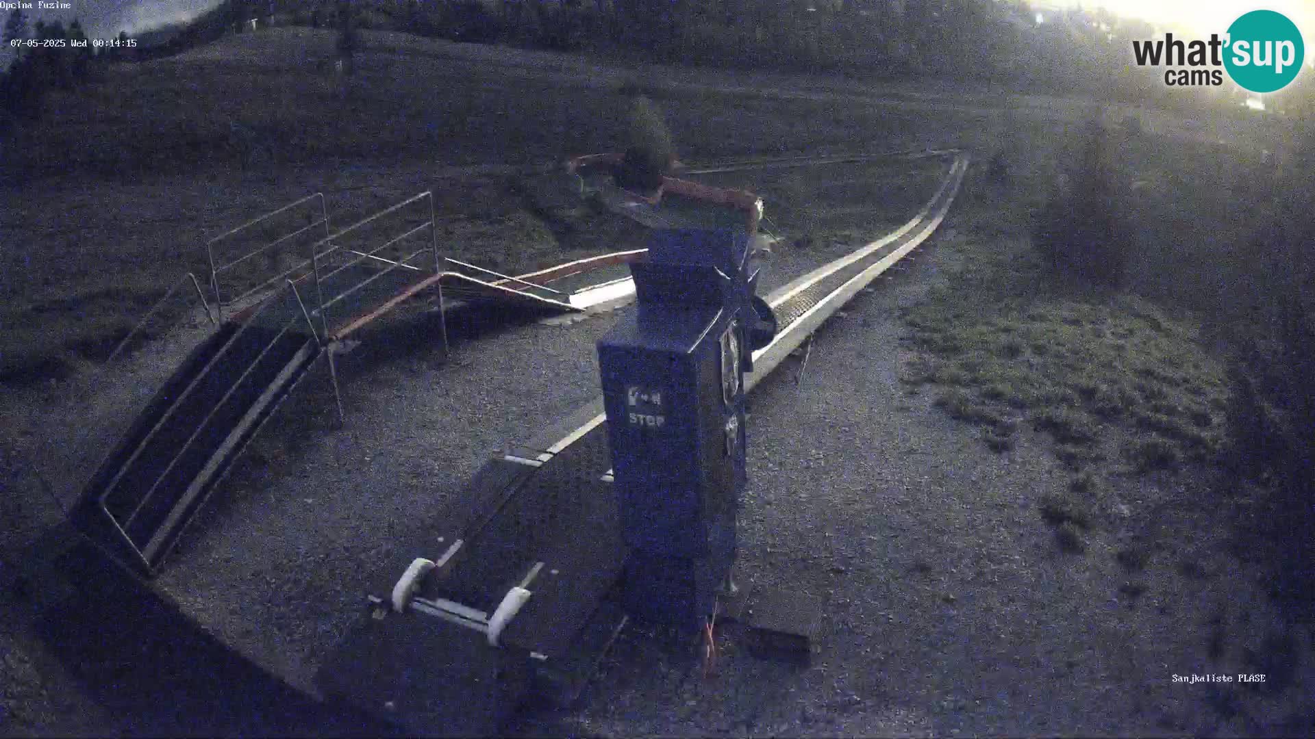 Live webcam Pista da slittino Fužine – Croazia