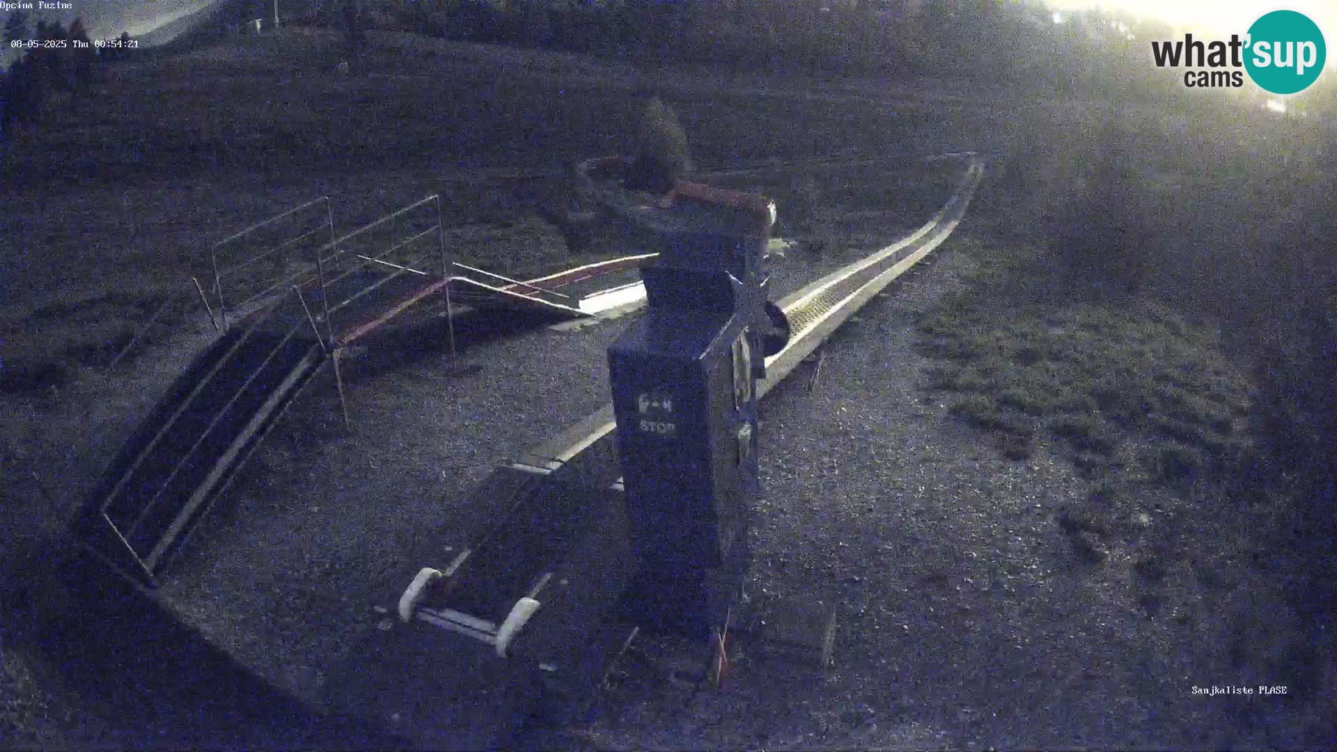 Live webcam Fužine toboggan run – Croatia