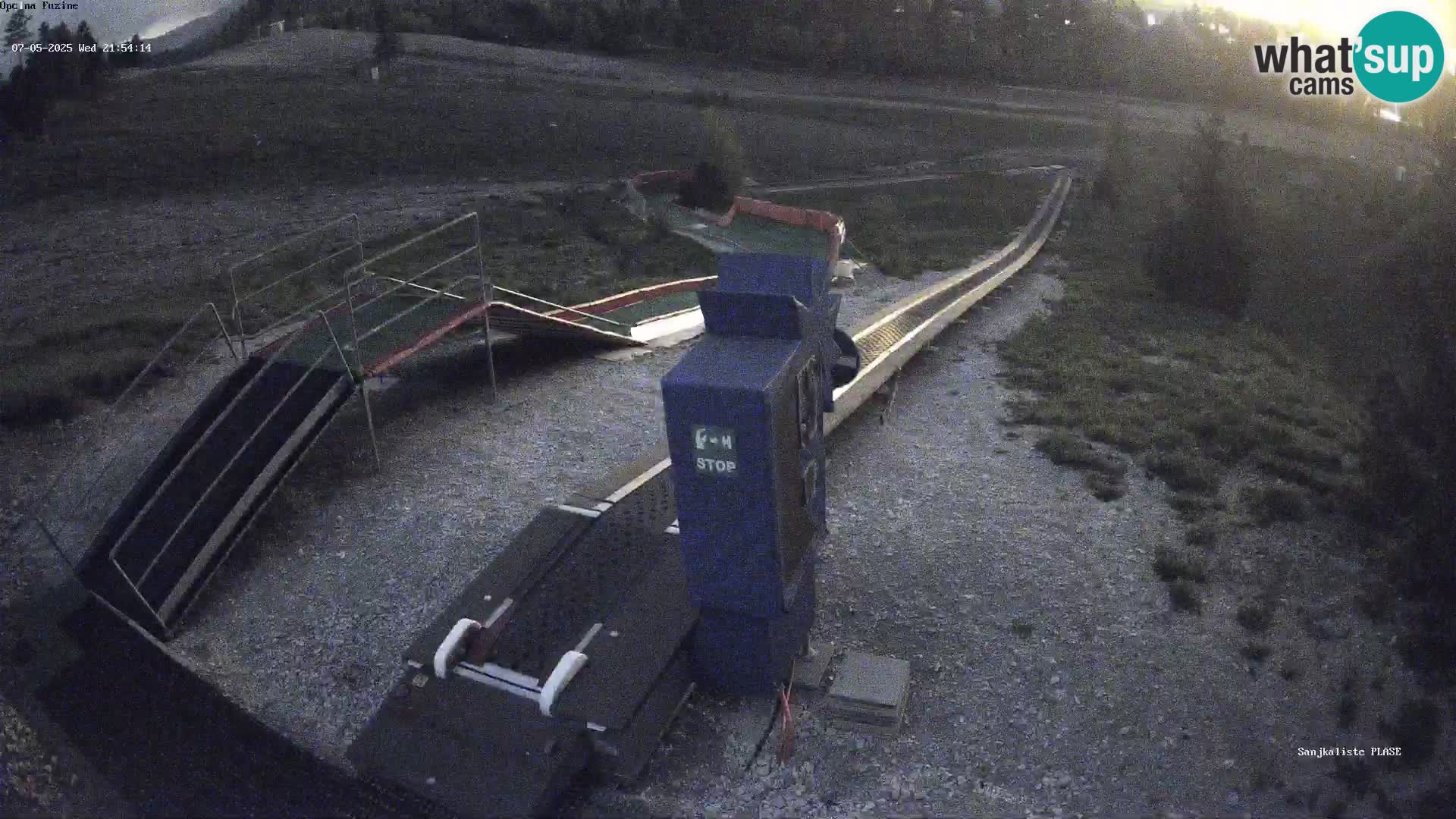 Webcam en direct Piste de luge de Fužine – Croatie