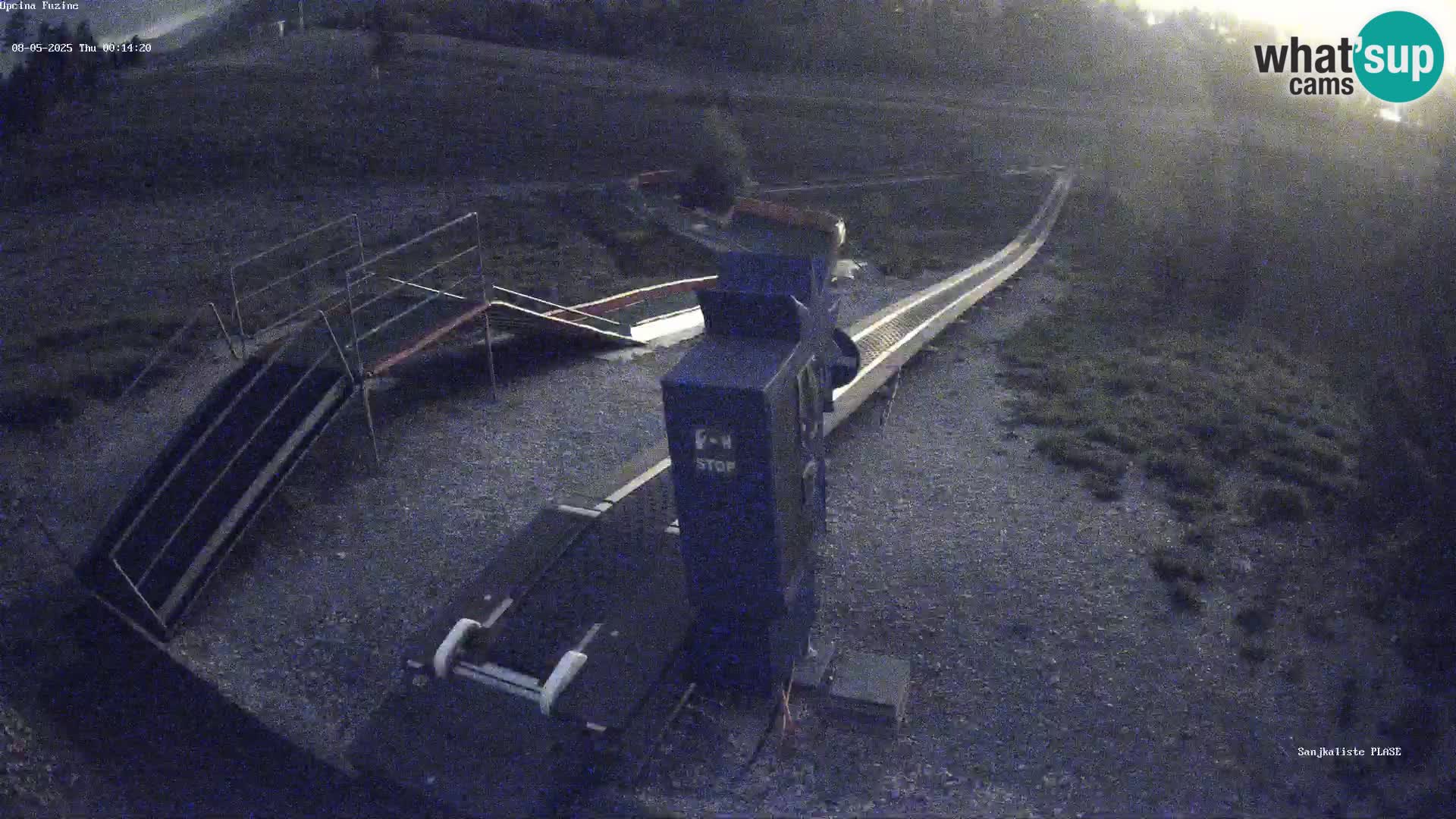 Webcam en direct Piste de luge de Fužine – Croatie