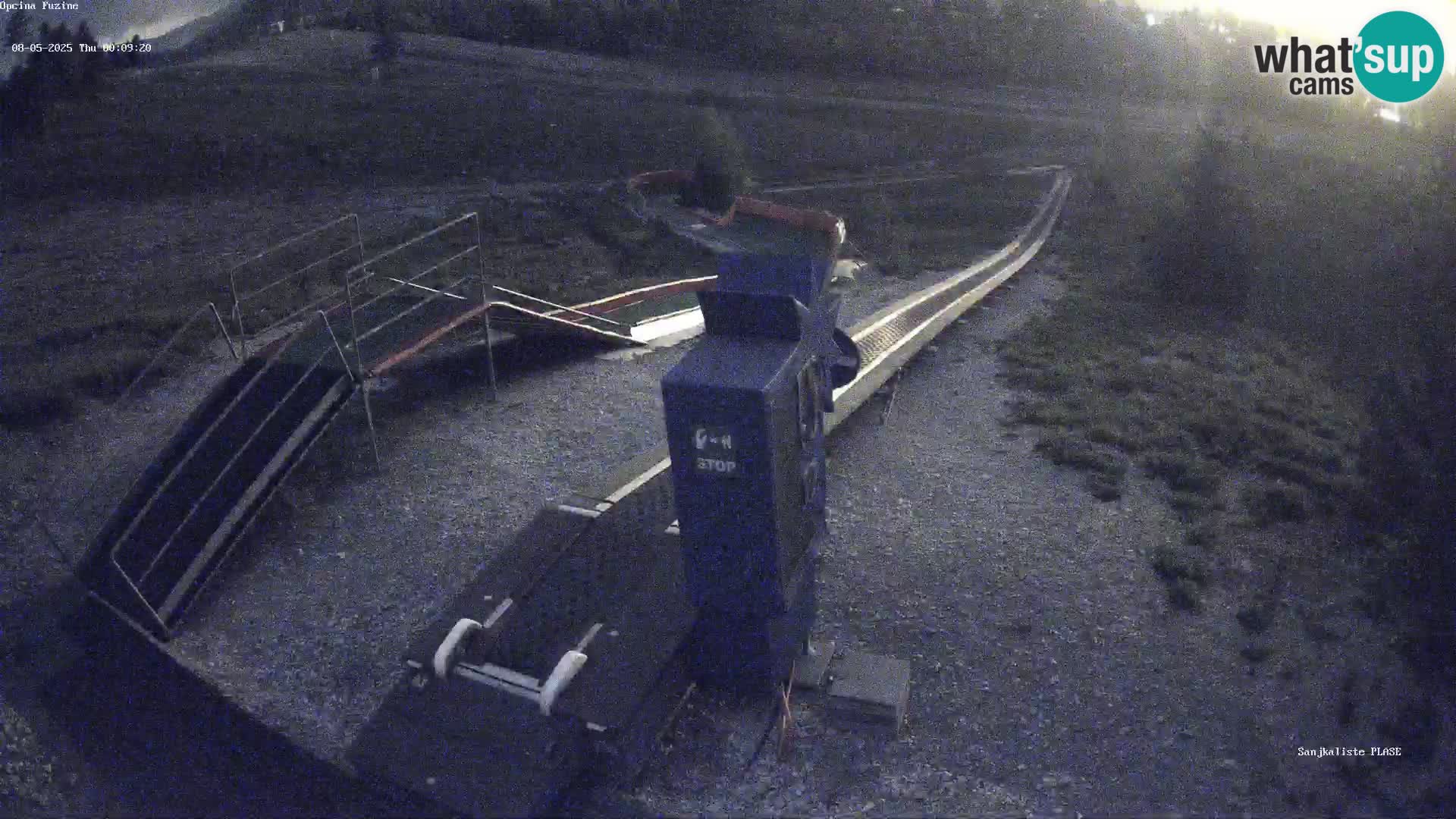 Webcam en direct Piste de luge de Fužine – Croatie