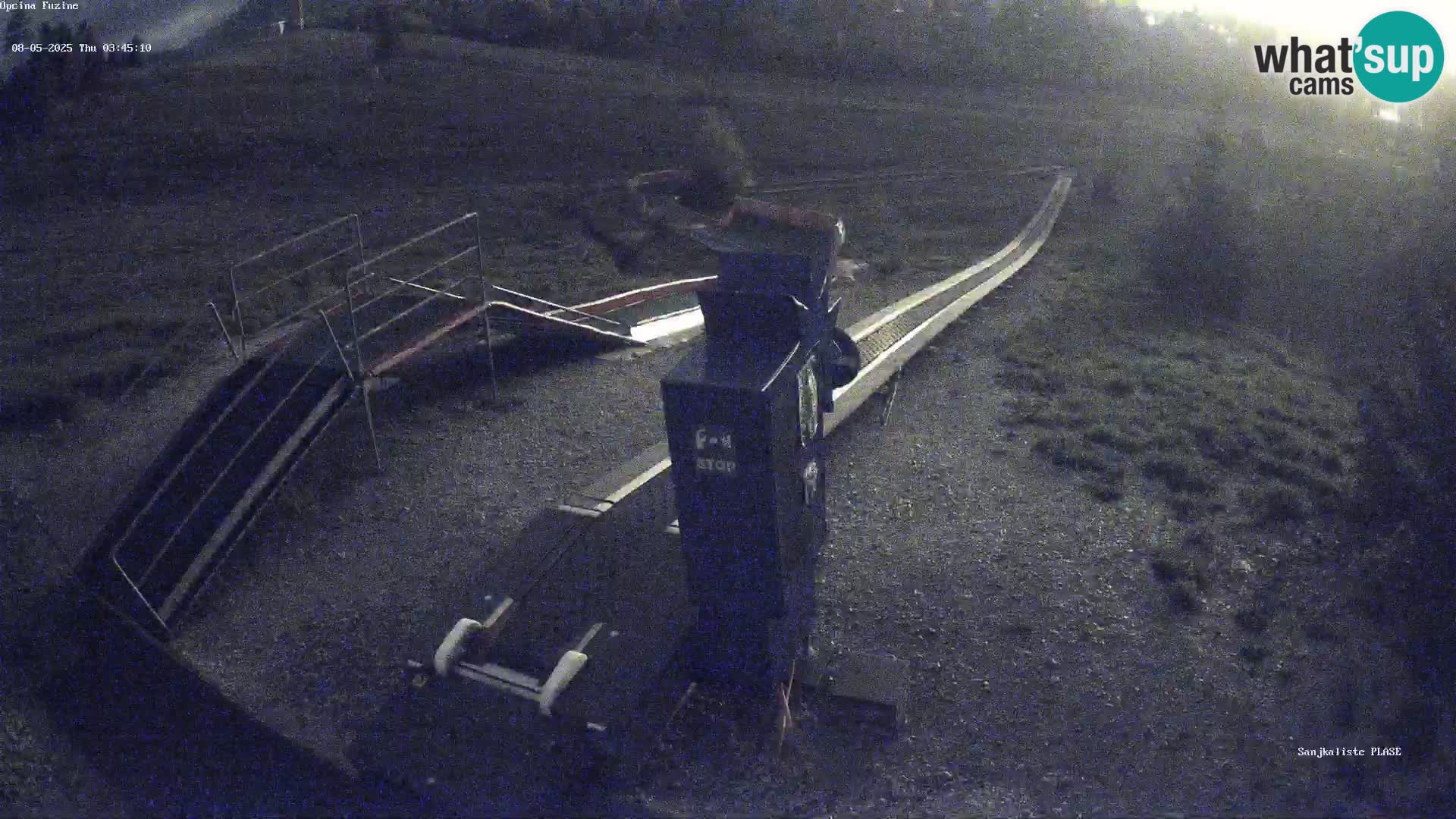 Live webcam Fužine toboggan run – Croatia