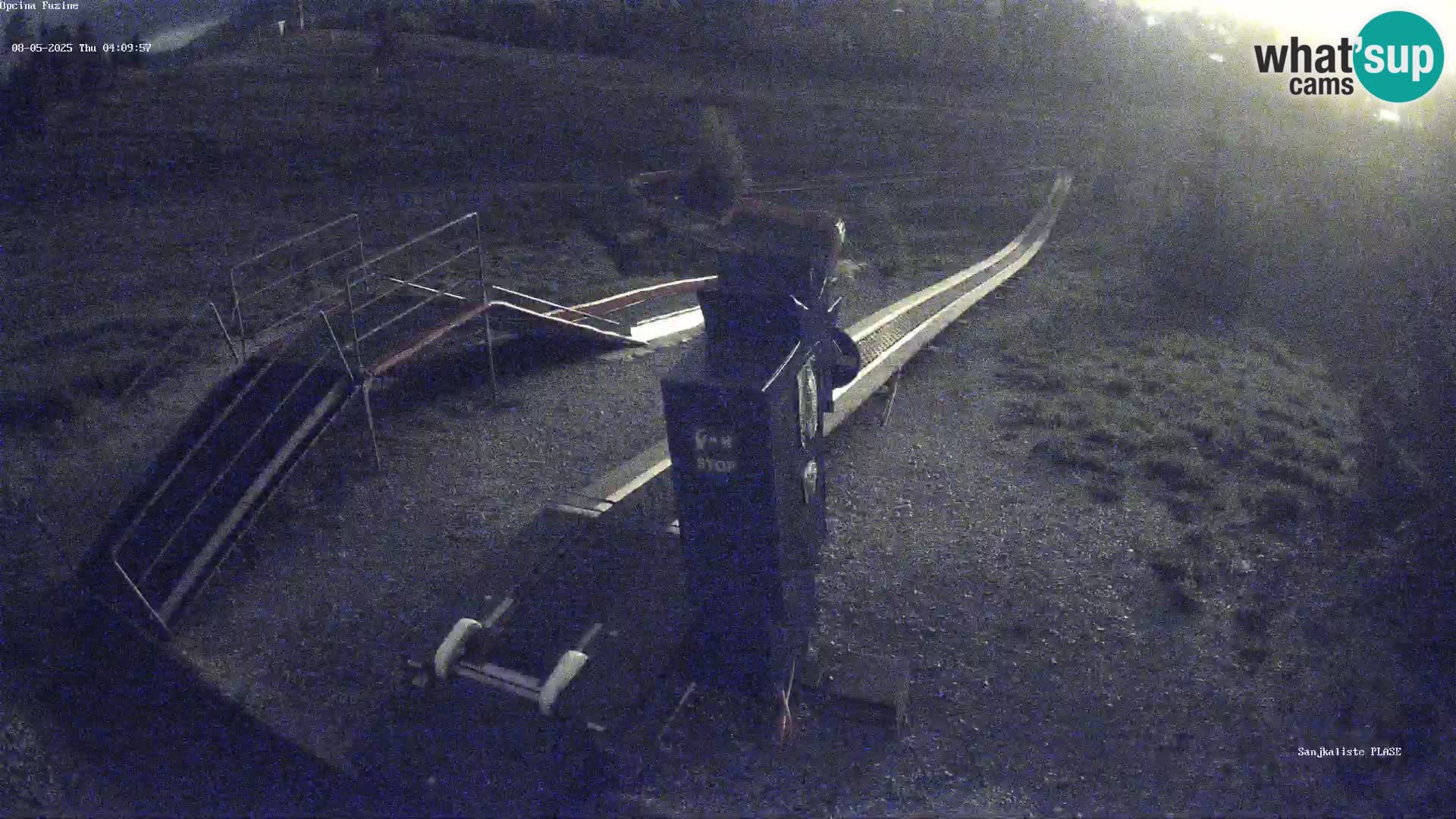 Webcam en vivo Pista de trineo Fužine – Croacia
