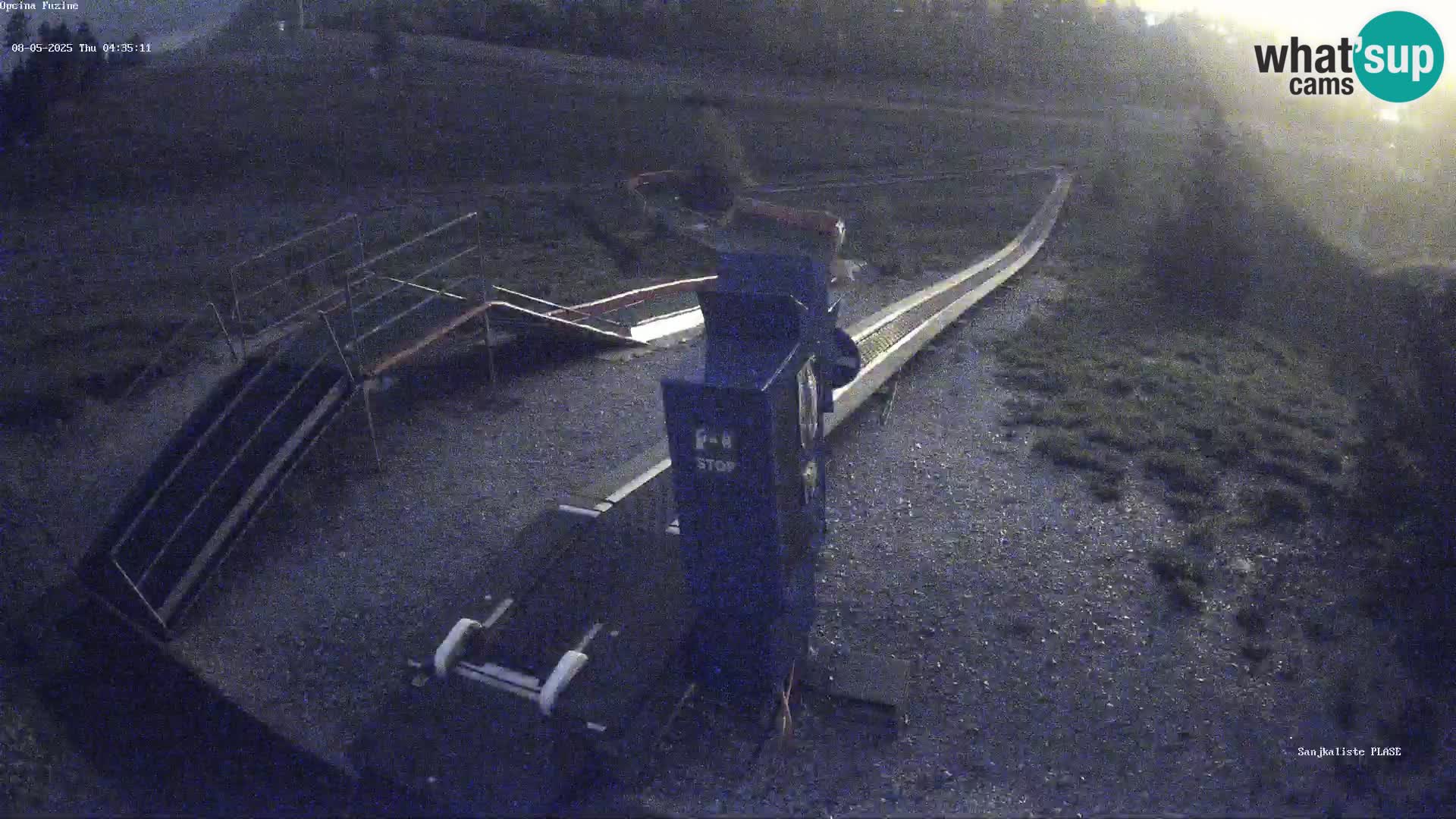 Live webcam Fužine toboggan run – Croatia