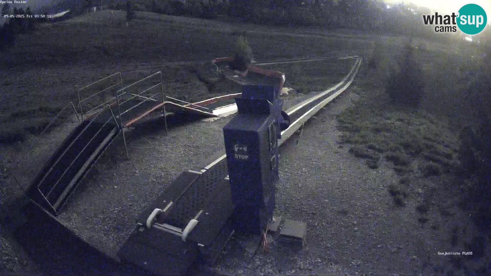 Webcam en vivo Pista de trineo Fužine – Croacia