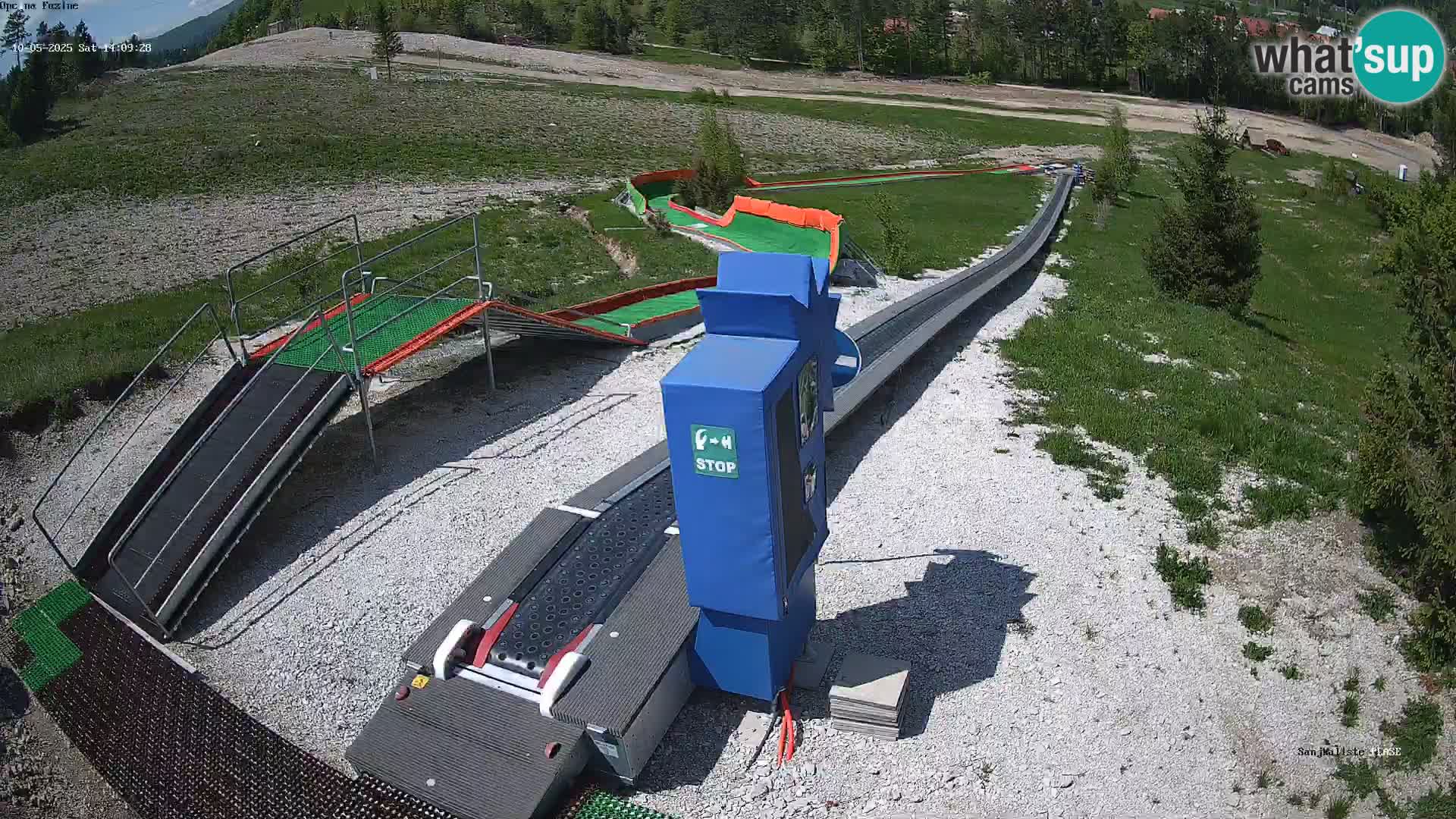 Live webcam Pista da slittino Fužine – Croazia