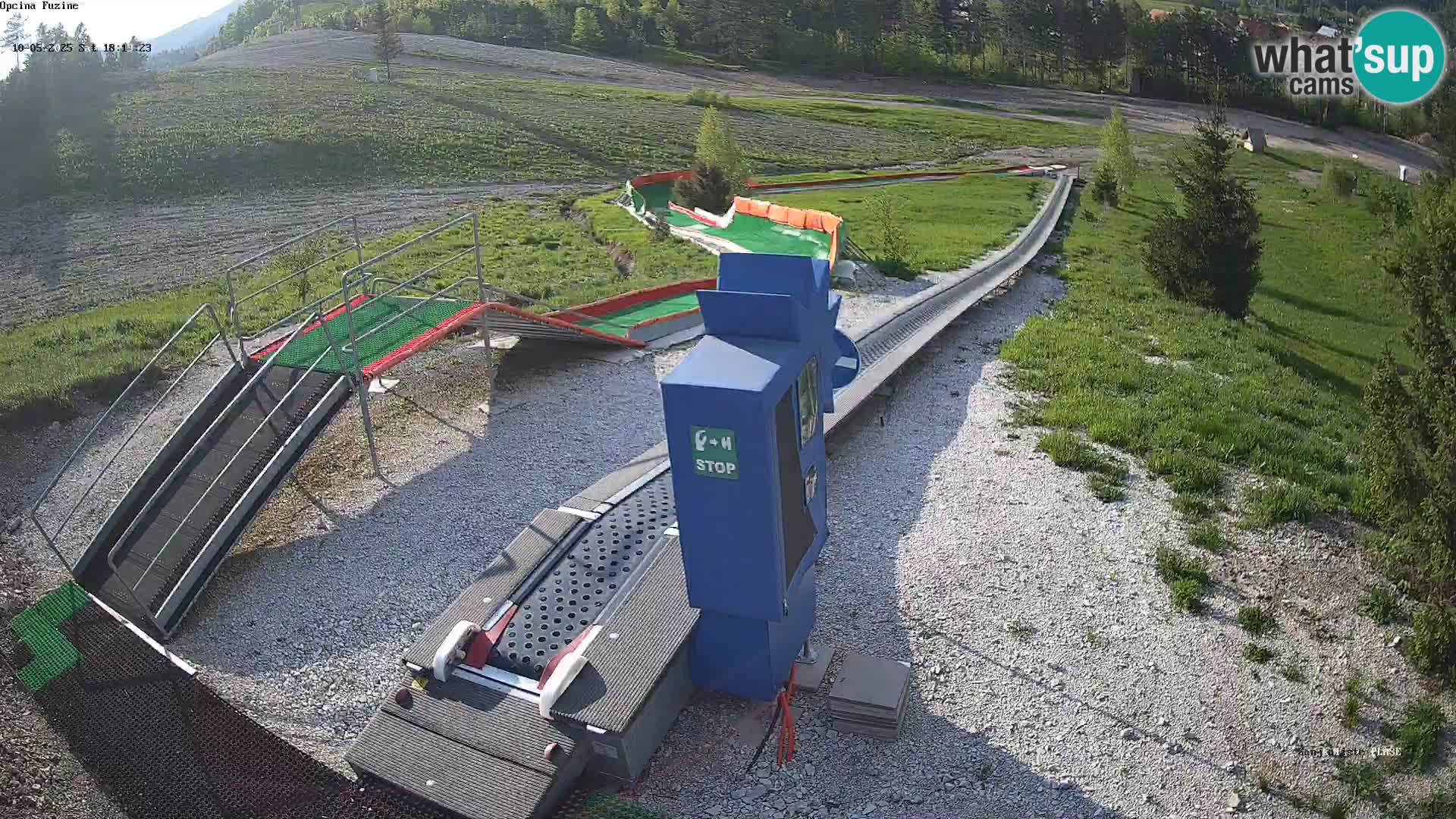 Live webcam Fužine toboggan run – Croatia