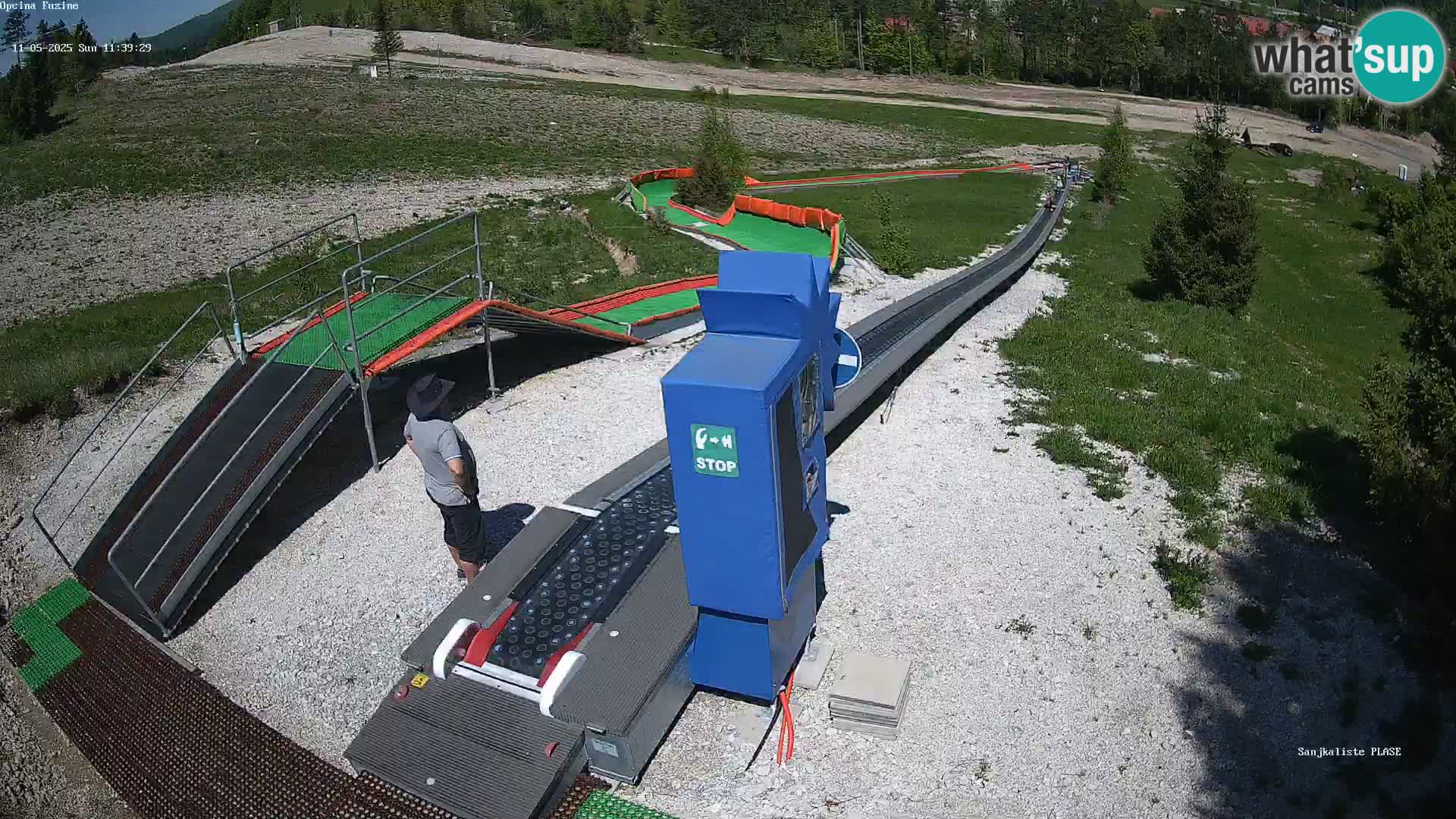 Spletna kamera v živo Sankališče Fužine – Hrvaška