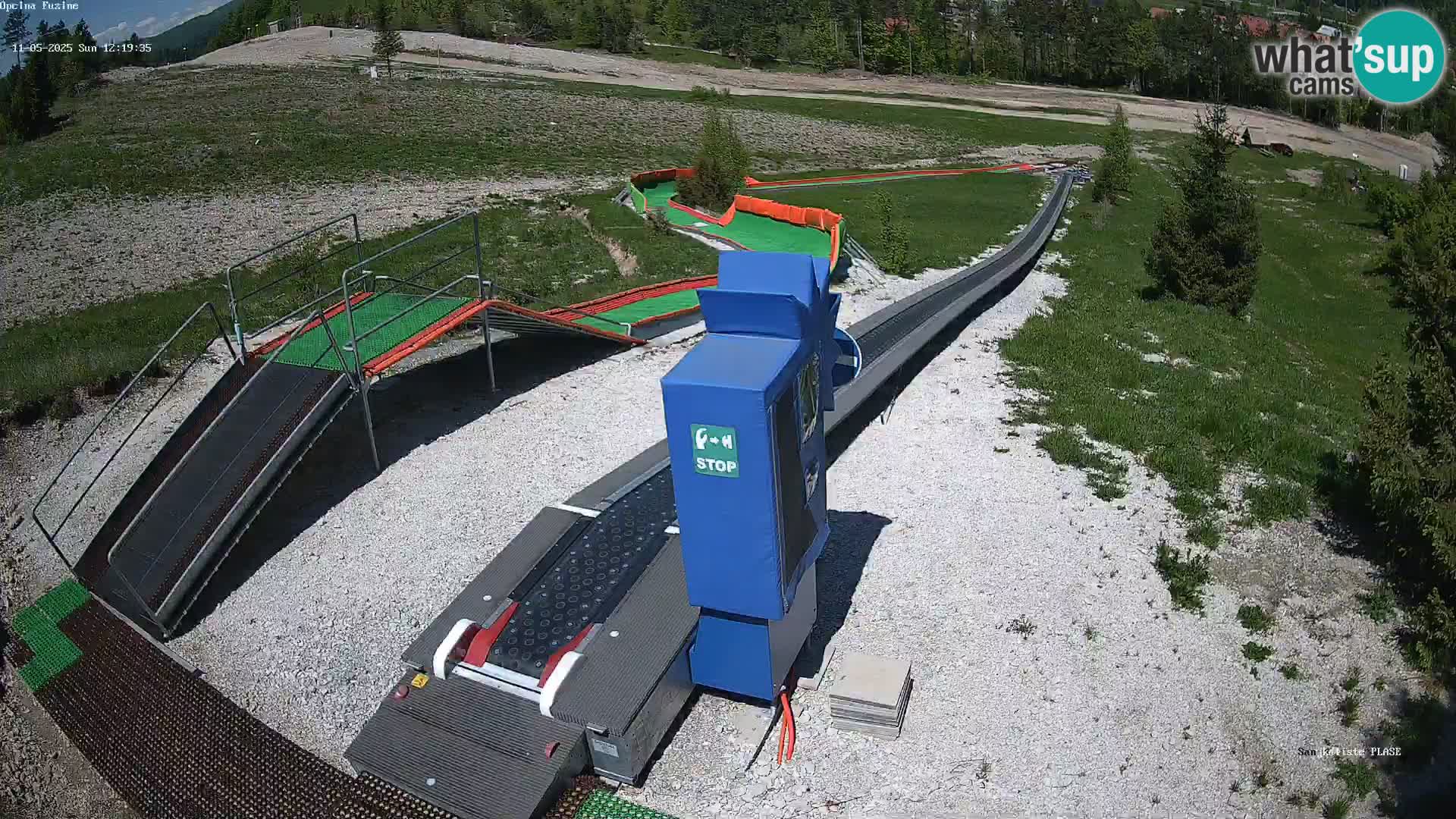 Spletna kamera v živo Sankališče Fužine – Hrvaška