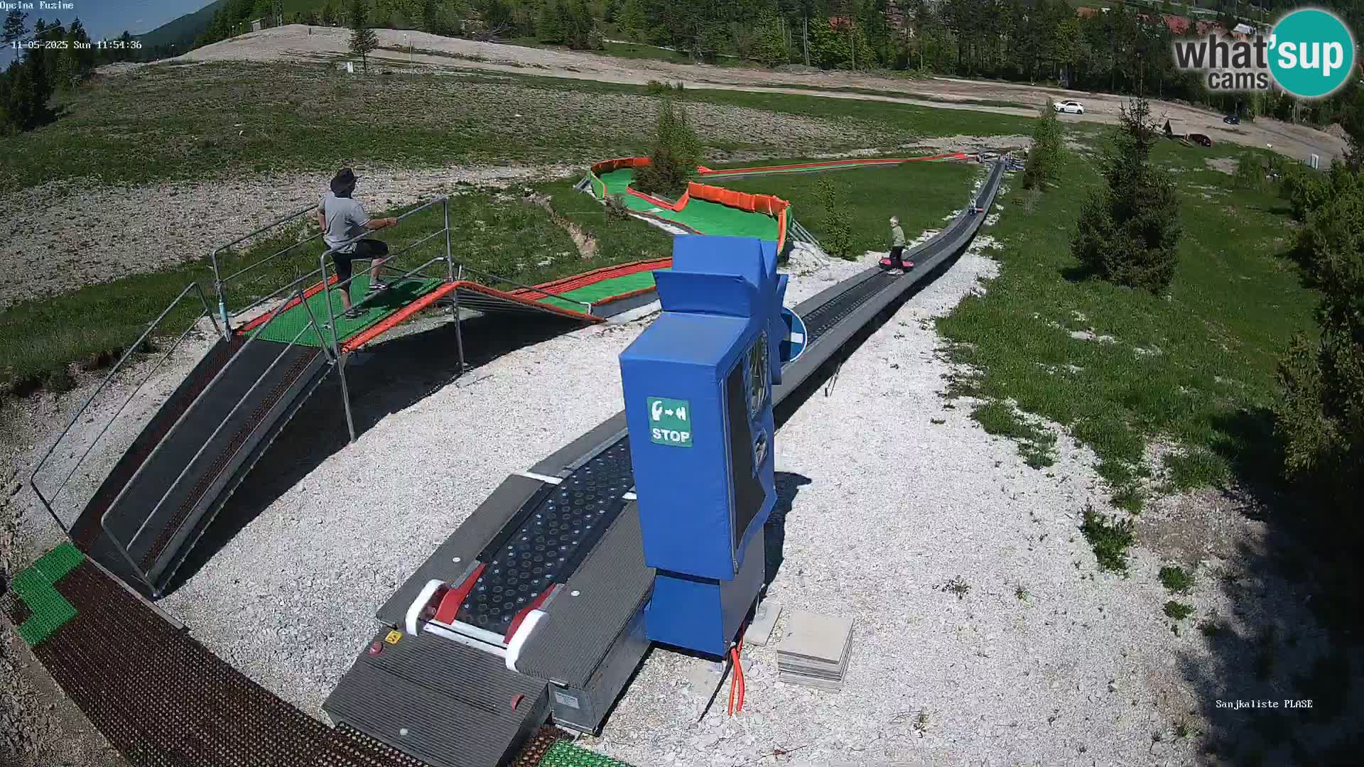 Live webcam Fužine toboggan run – Croatia