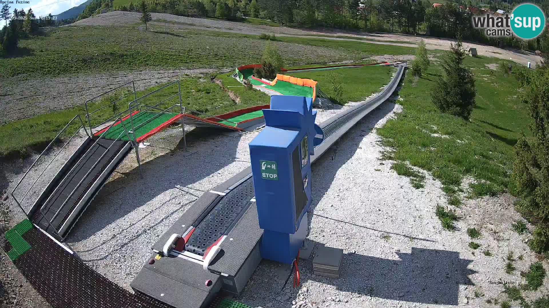 Webcam en direct Piste de luge de Fužine – Croatie