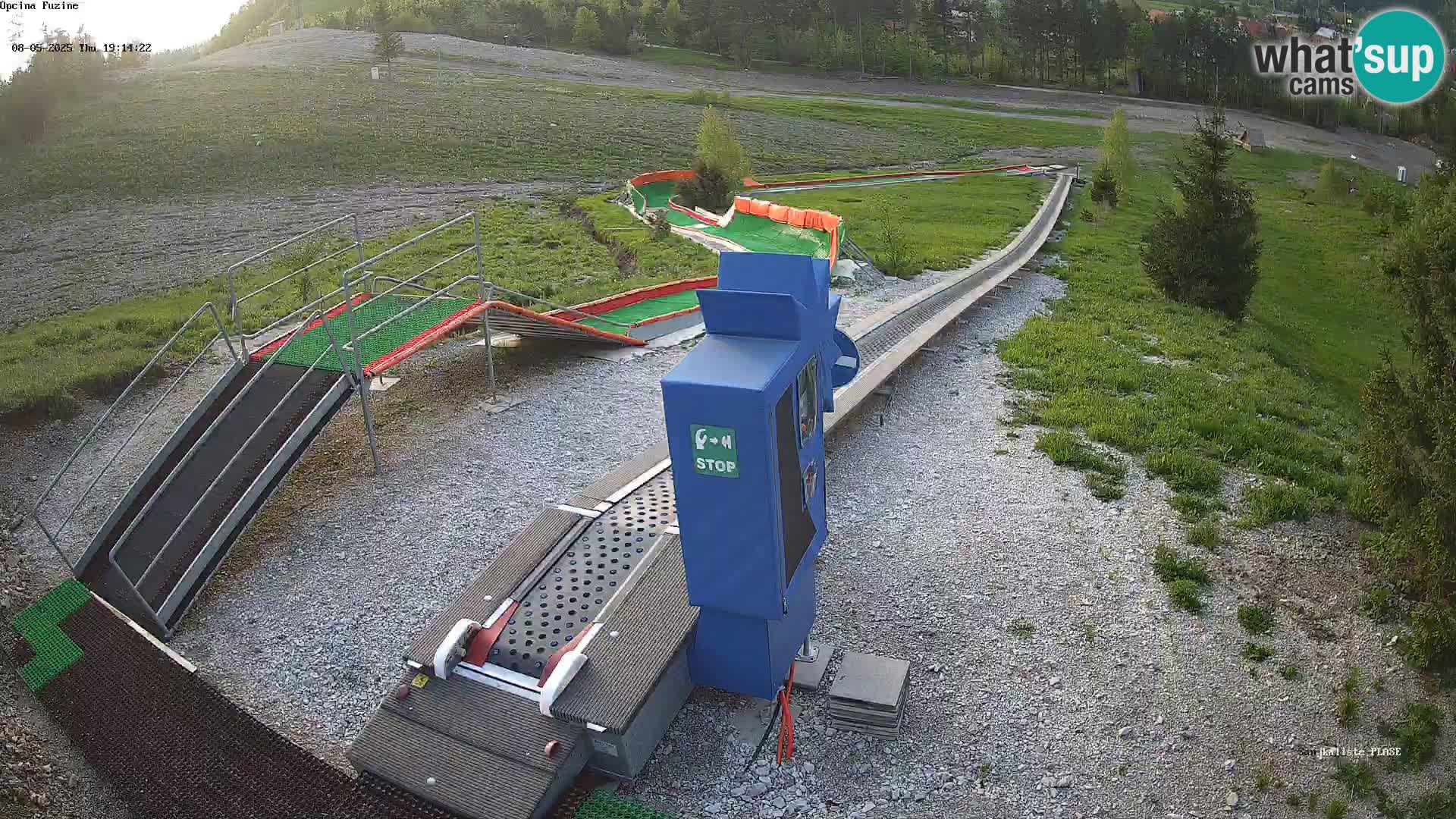 Webcam en direct Piste de luge de Fužine – Croatie