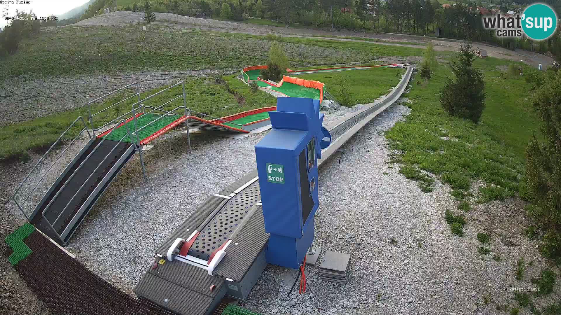 Live webcam Pista da slittino Fužine – Croazia