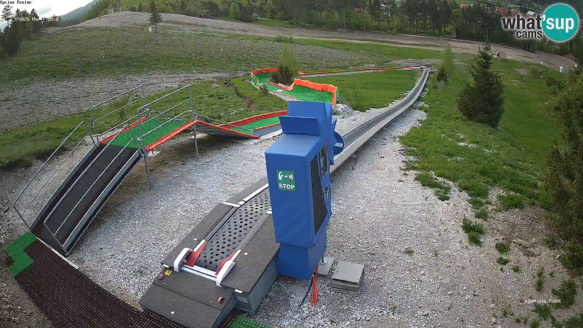 Live webcam Pista da slittino Fužine – Croazia