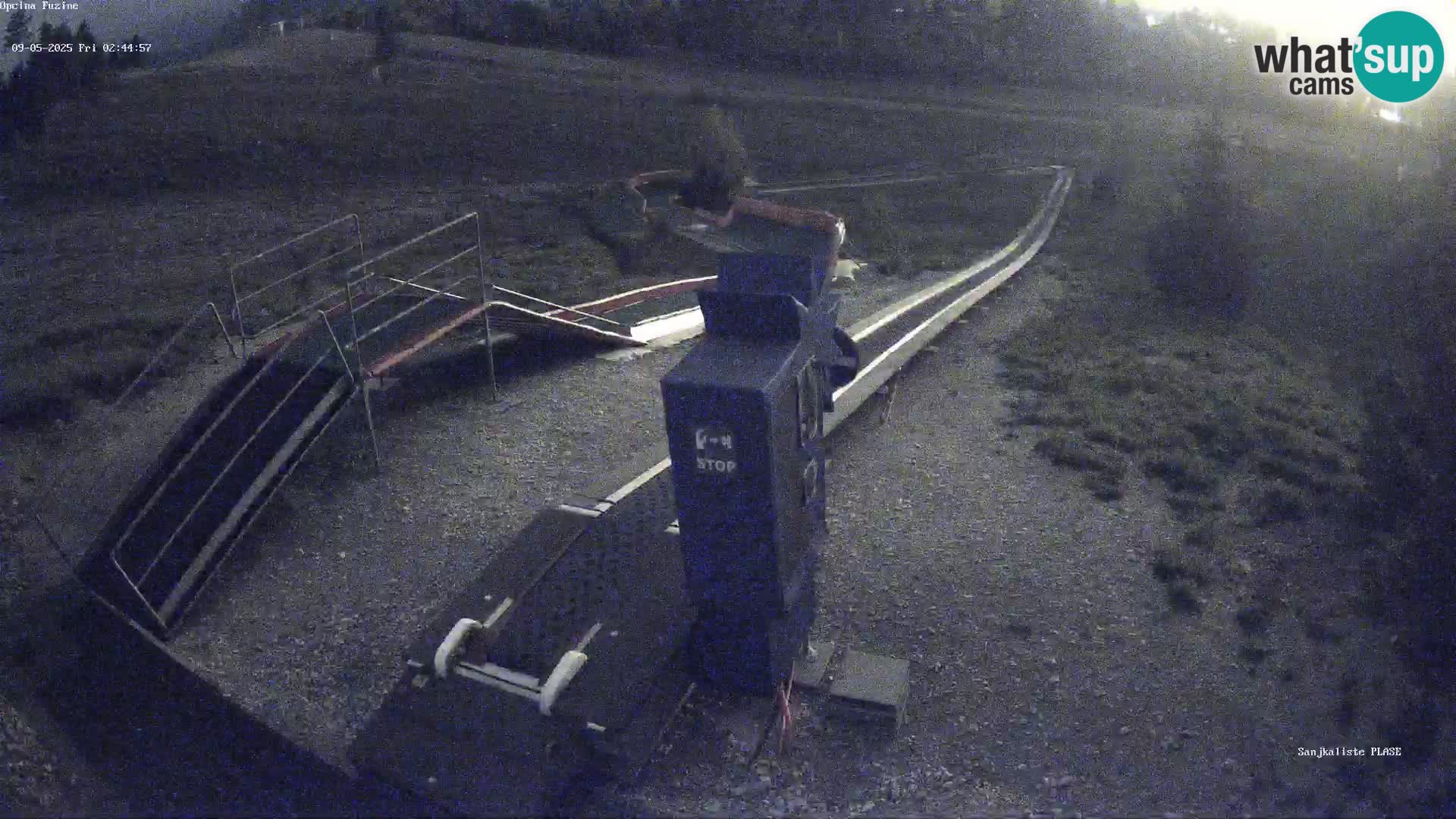 Live webcam Fužine toboggan run – Croatia