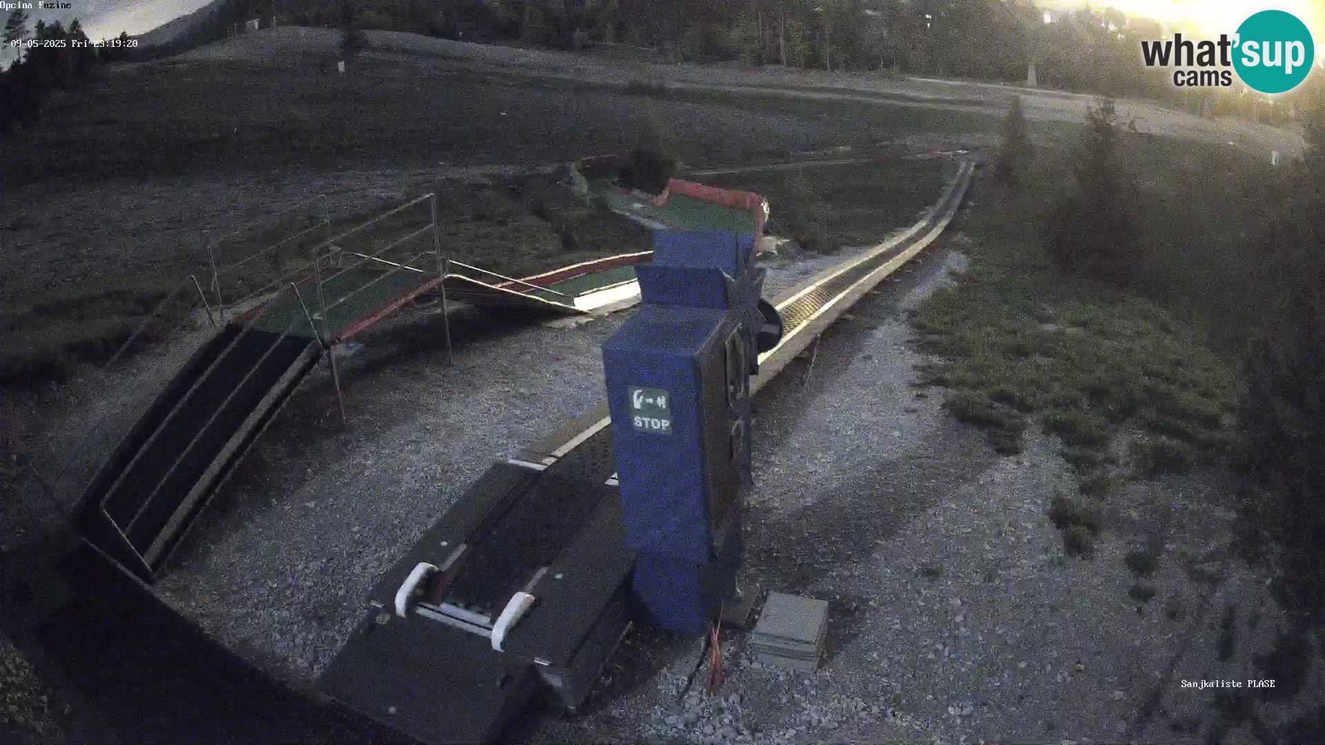 Live webcam Fužine toboggan run – Croatia
