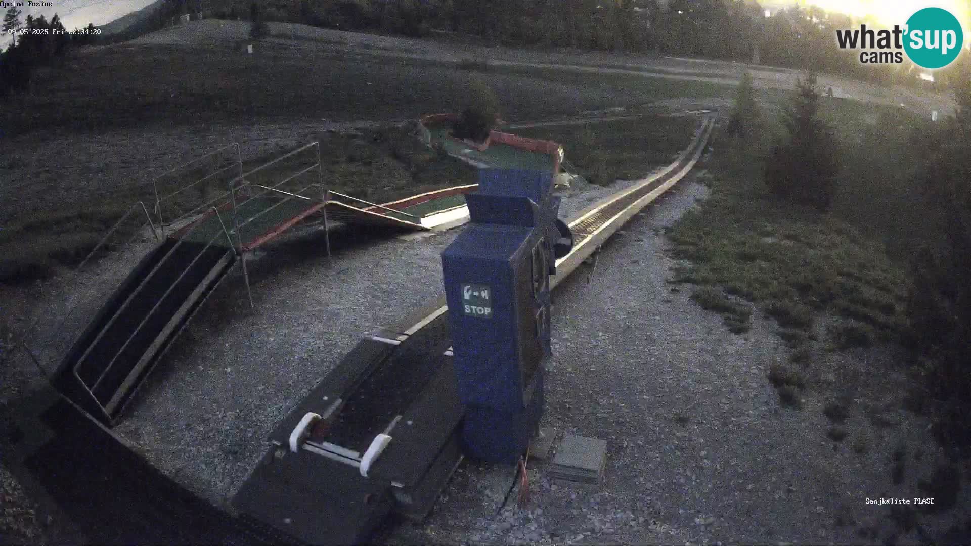 Live webcam Fužine toboggan run – Croatia