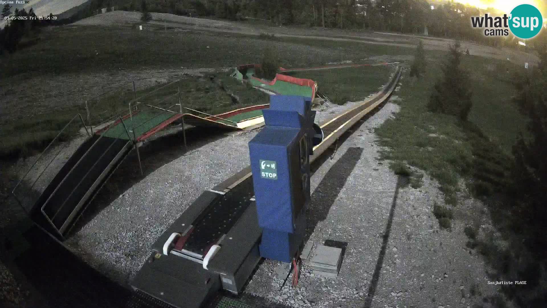 Webcam en direct Piste de luge de Fužine – Croatie