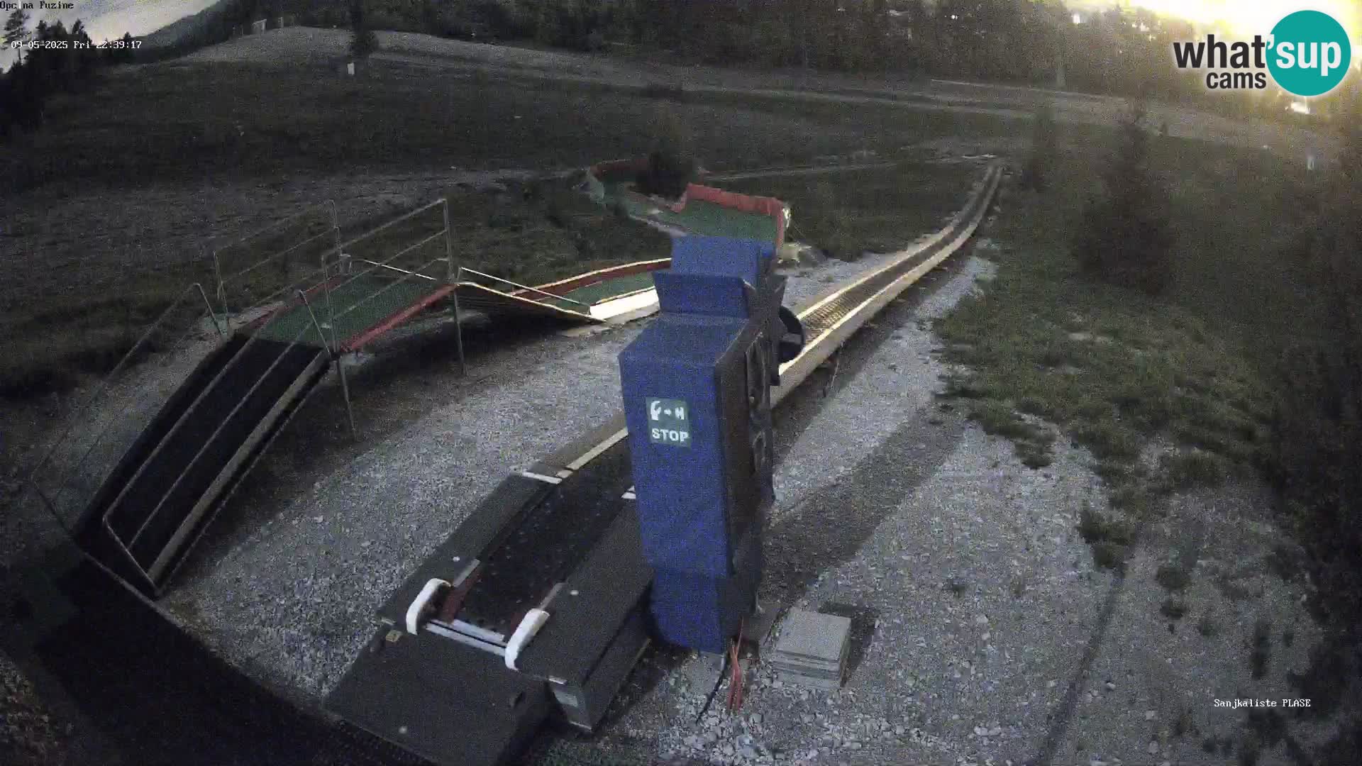 Live webcam Fužine toboggan run – Croatia