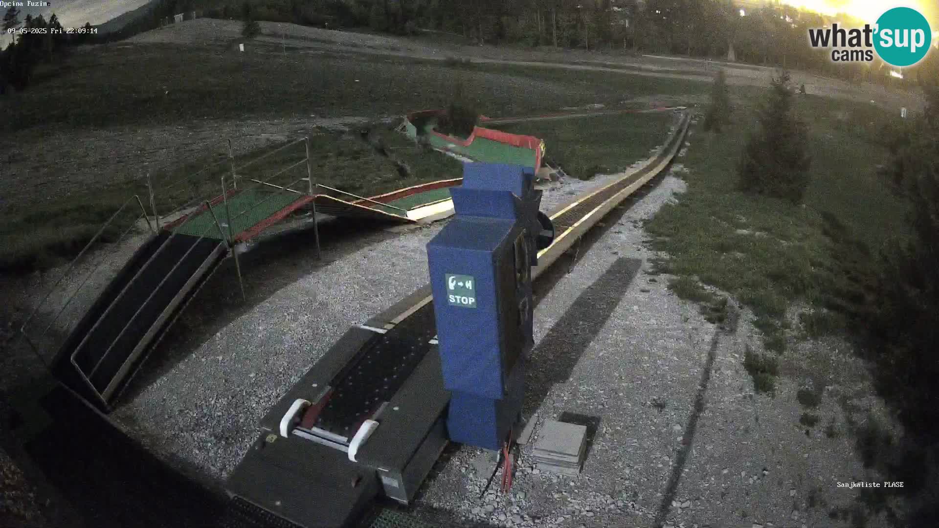 Webcam en vivo Pista de trineo Fužine – Croacia