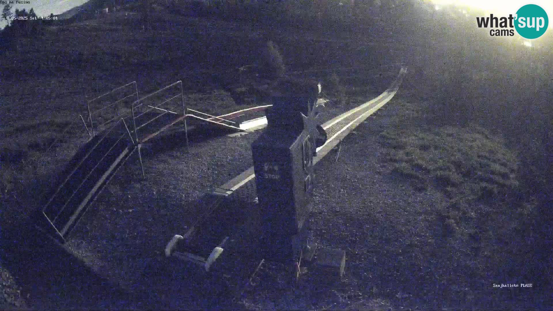 Webcam en direct Piste de luge de Fužine – Croatie