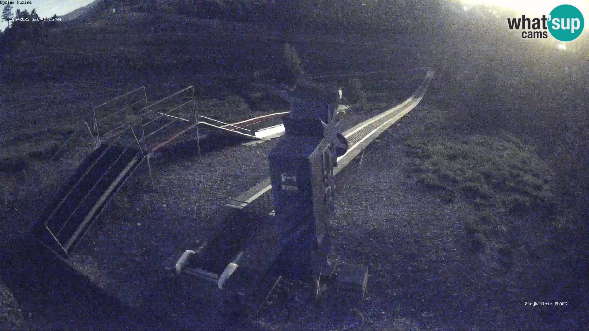 Live webcam Pista da slittino Fužine – Croazia