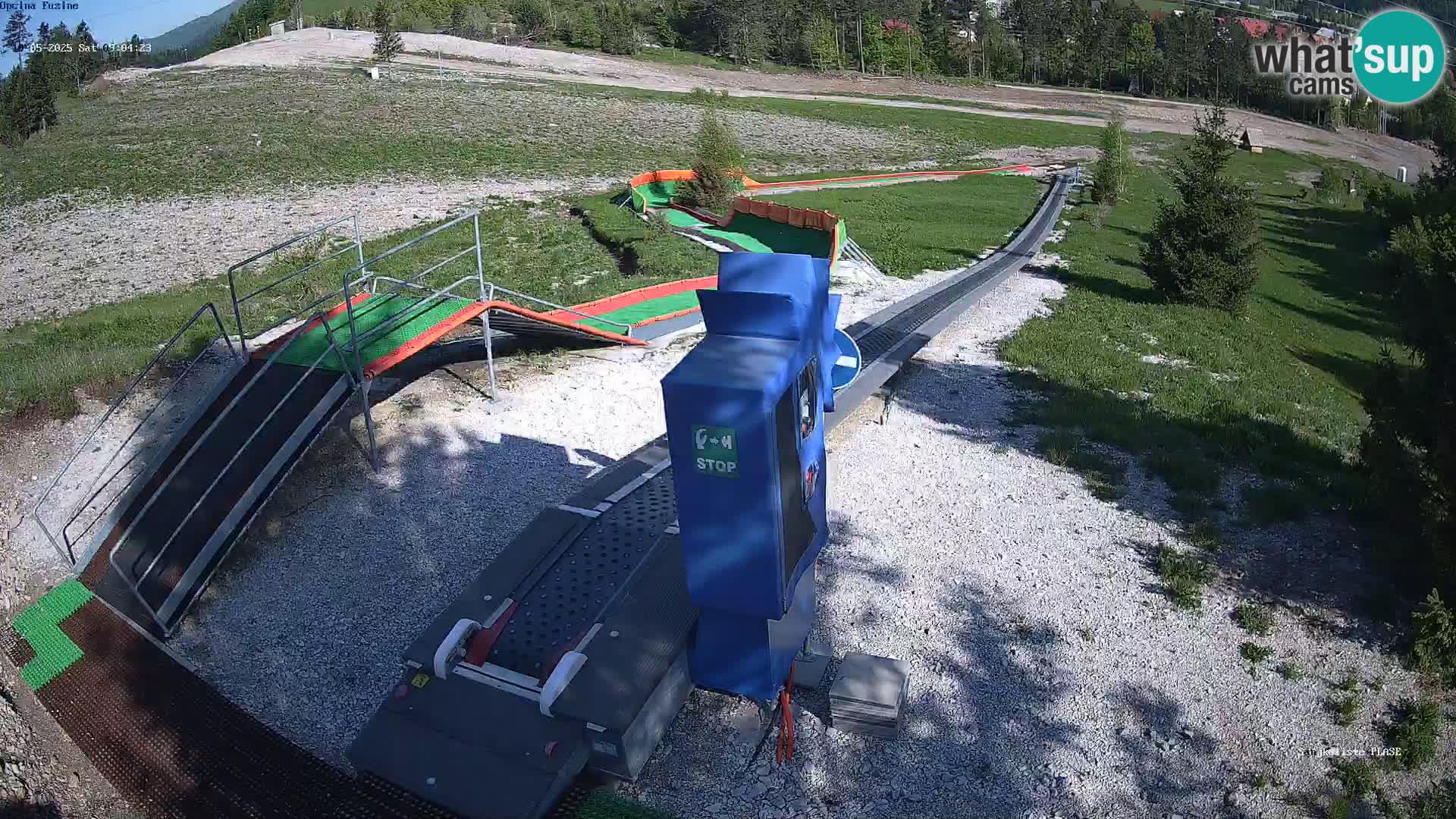 Live webcam Pista da slittino Fužine – Croazia
