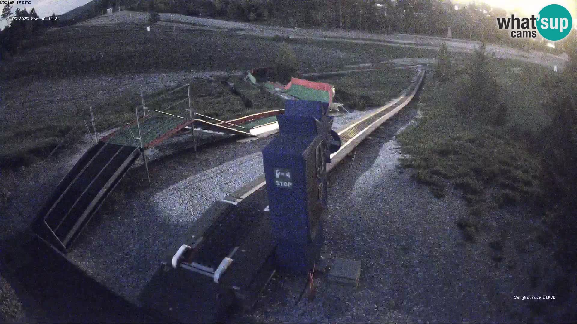 Webcam en direct Piste de luge de Fužine – Croatie