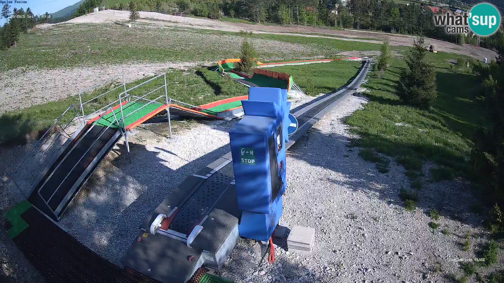 Live webcam Fužine toboggan run – Croatia