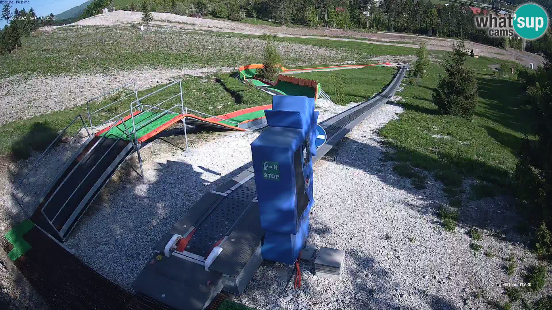 Webcam en direct Piste de luge de Fužine – Croatie