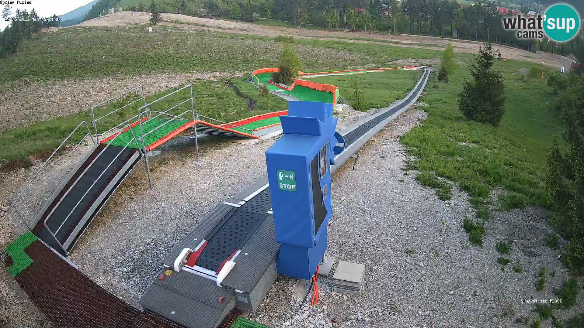 Live webcam Fužine toboggan run – Croatia