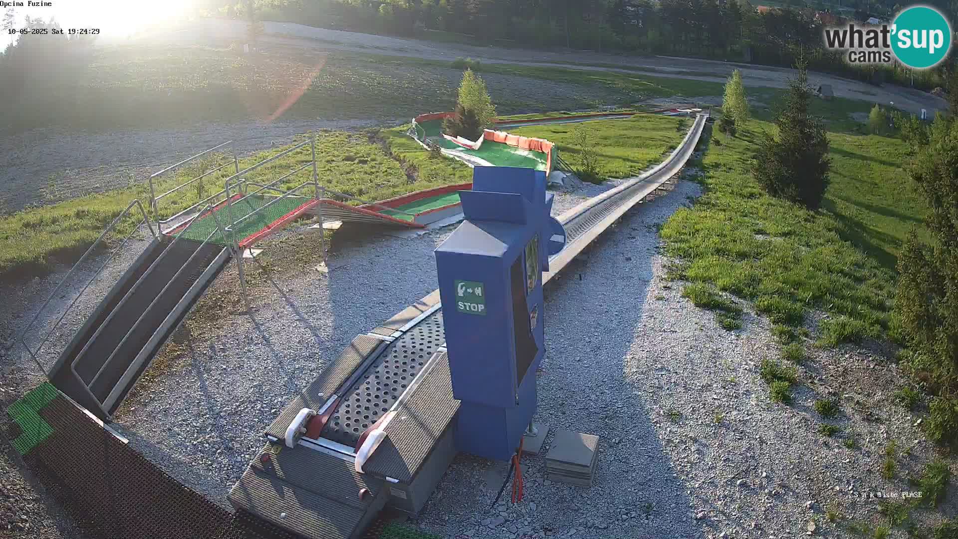 Webcam en direct Piste de luge de Fužine – Croatie