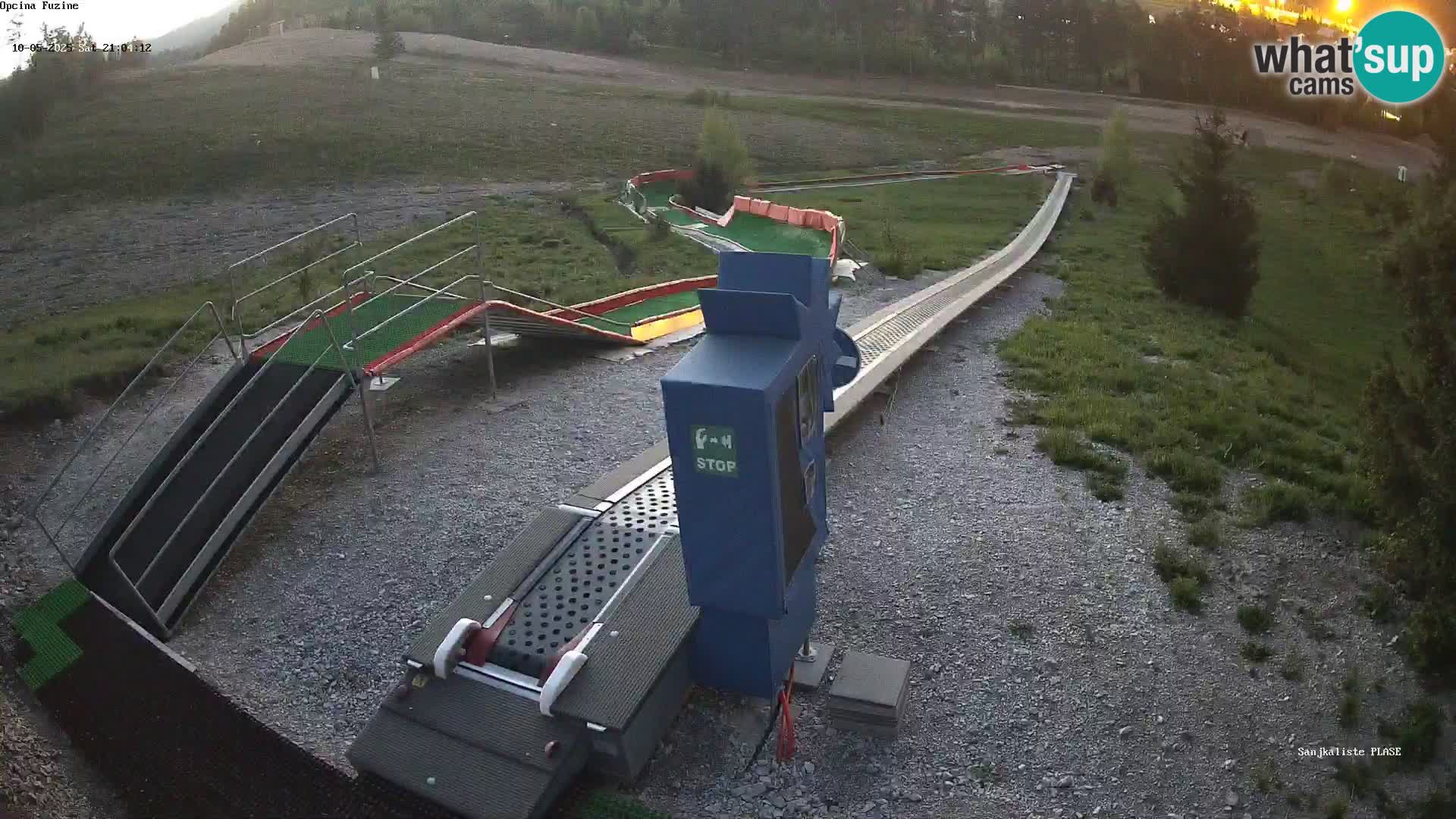 Live webcam Fužine toboggan run – Croatia