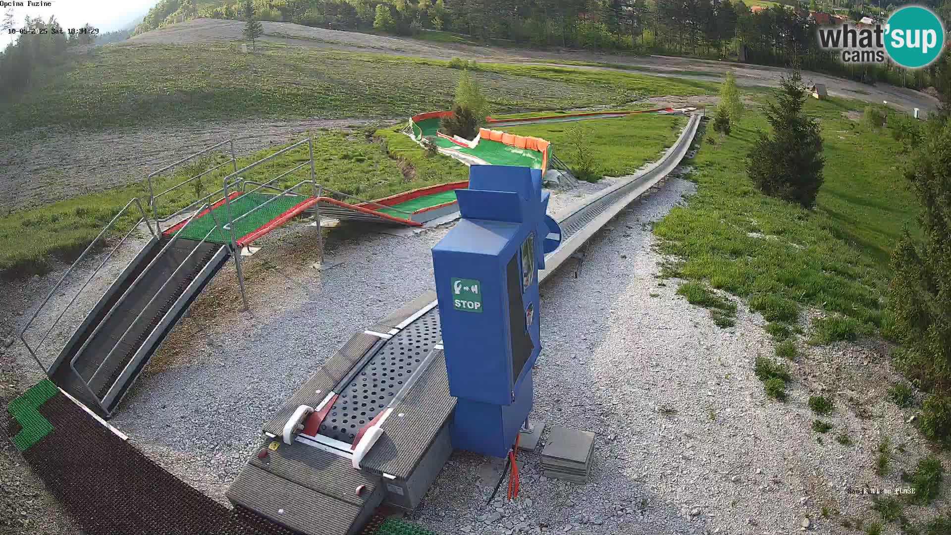Webcam en vivo Pista de trineo Fužine – Croacia