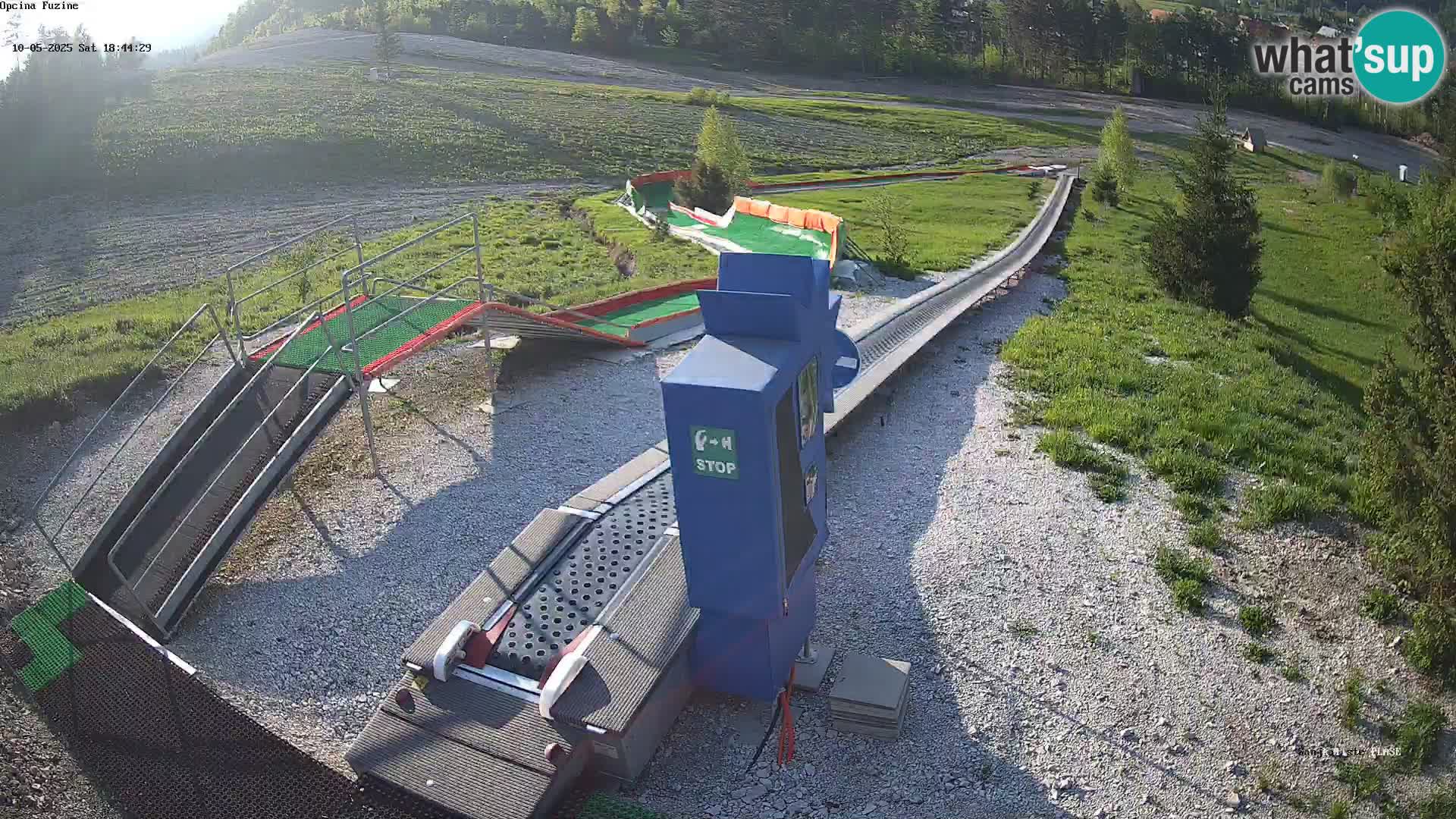 Live webcam Fužine toboggan run – Croatia