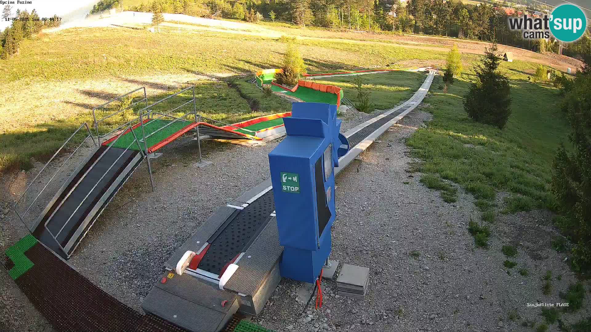 Spletna kamera v živo Sankališče Fužine – Hrvaška