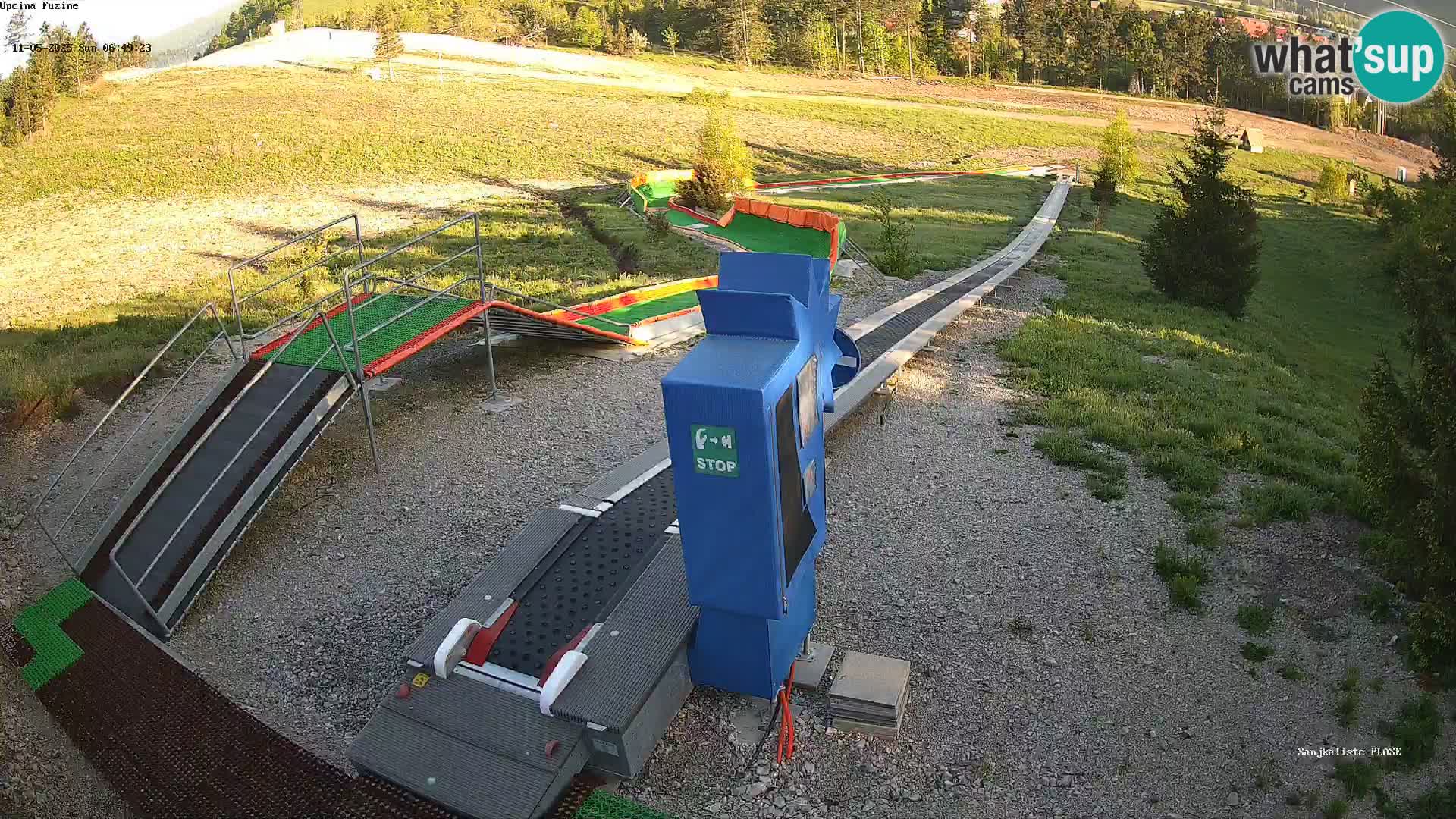 Webcam en direct Piste de luge de Fužine – Croatie