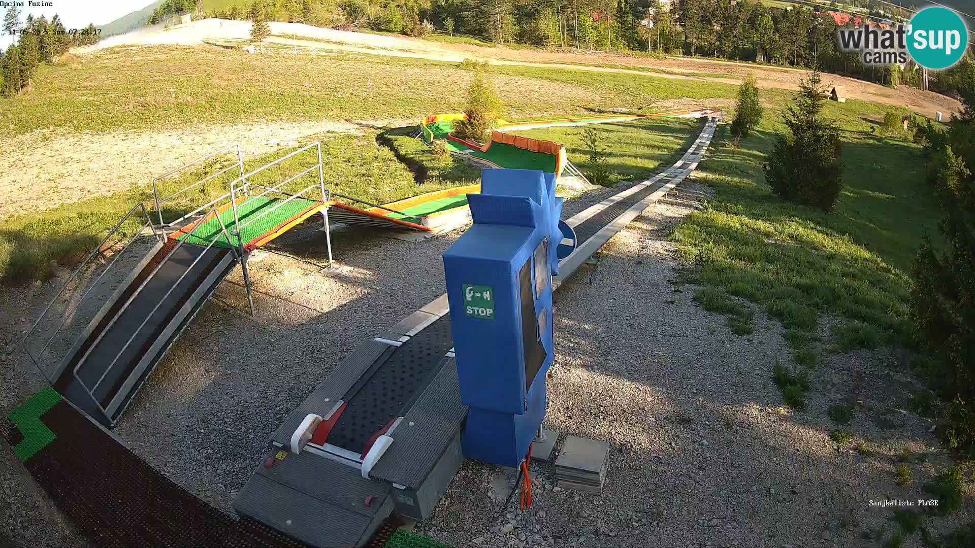Webcam en direct Piste de luge de Fužine – Croatie