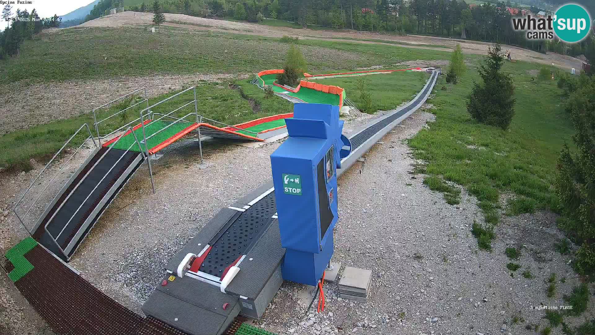 Spletna kamera v živo Sankališče Fužine – Hrvaška