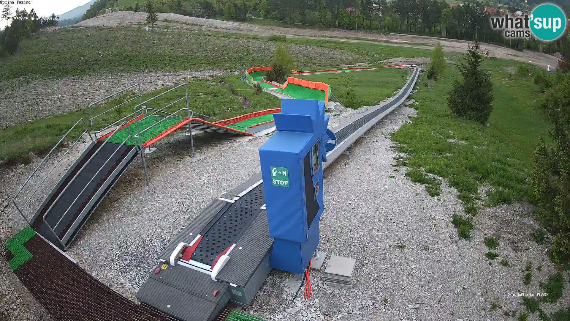 Live webcam Pista da slittino Fužine – Croazia