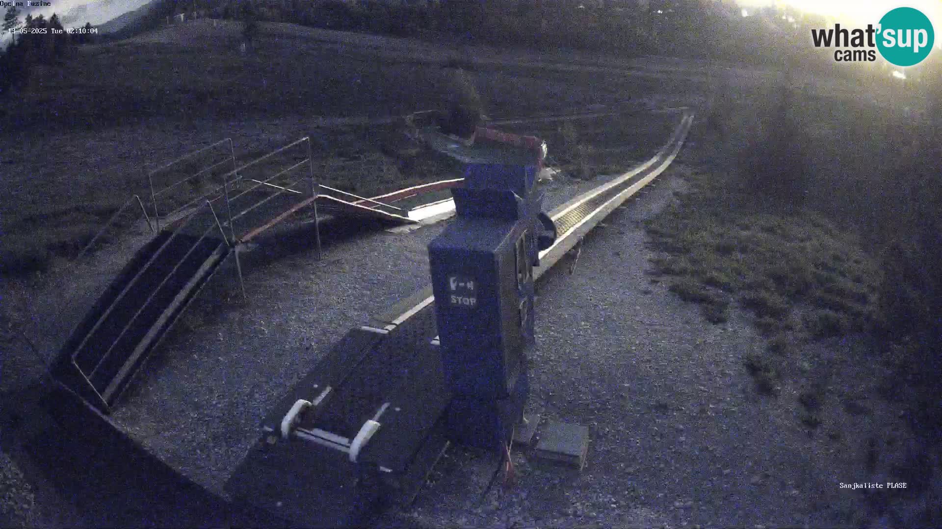 Live webcam Pista da slittino Fužine – Croazia