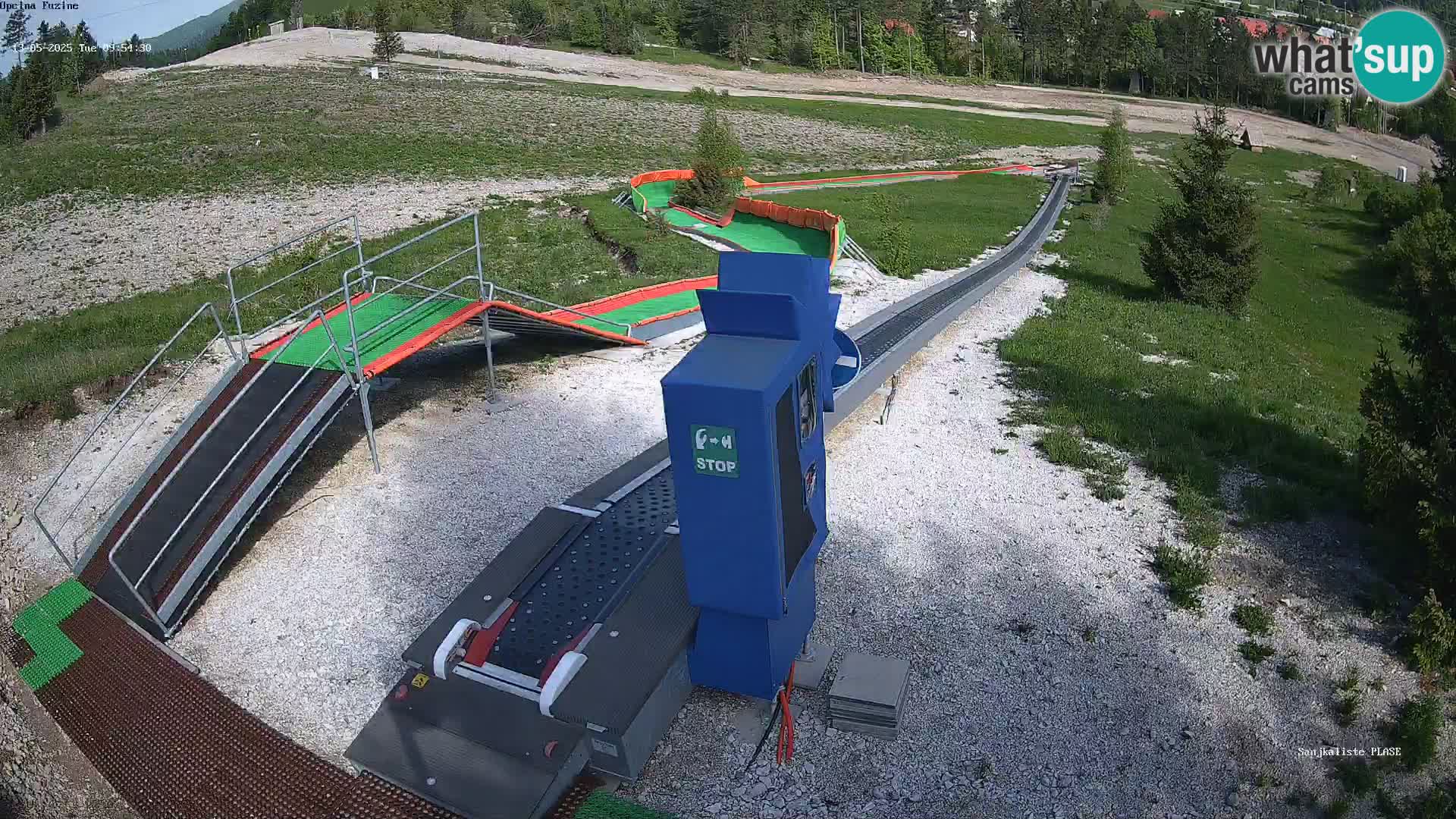 Spletna kamera v živo Sankališče Fužine – Hrvaška