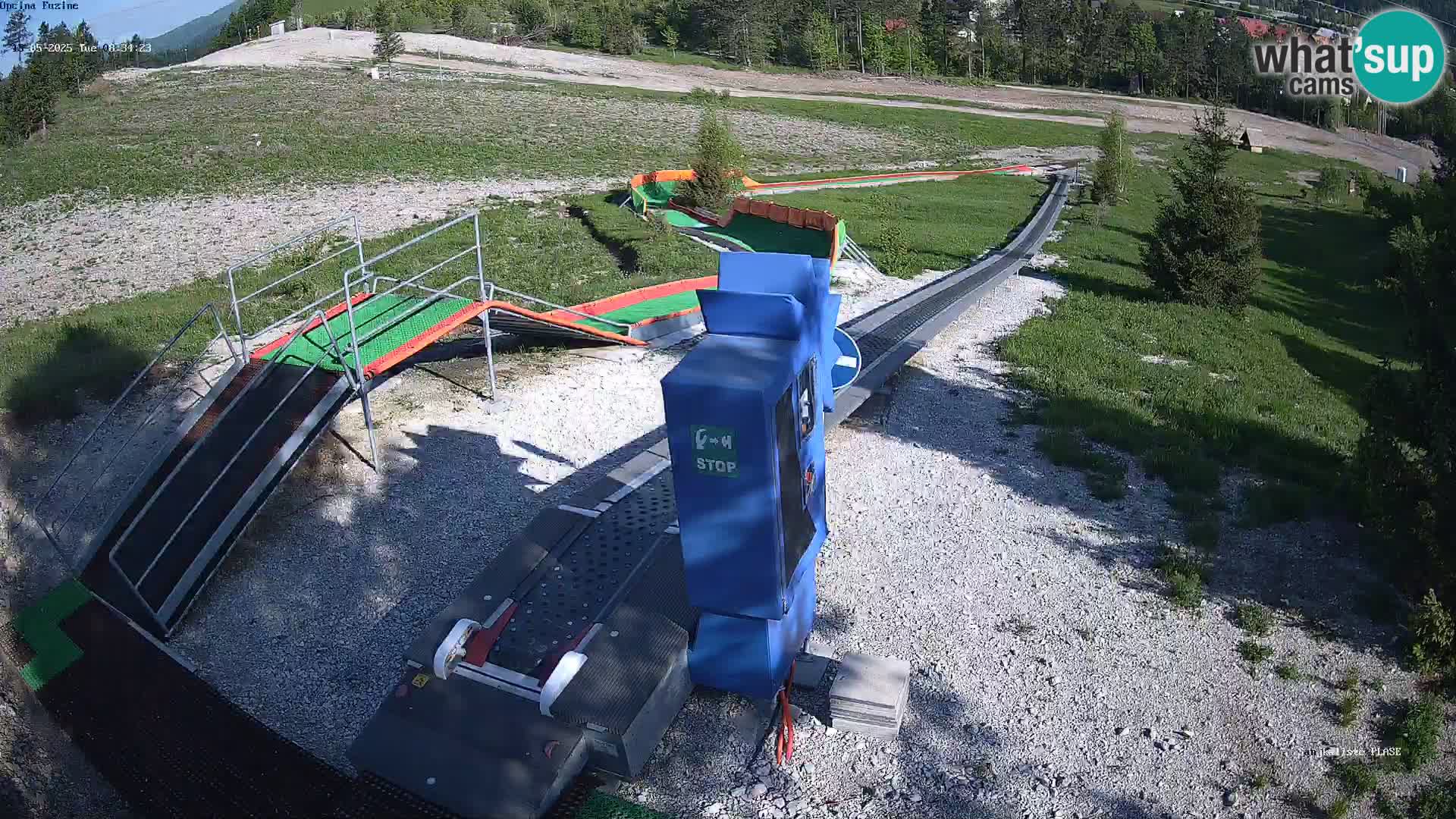 Live webcam Fužine toboggan run – Croatia