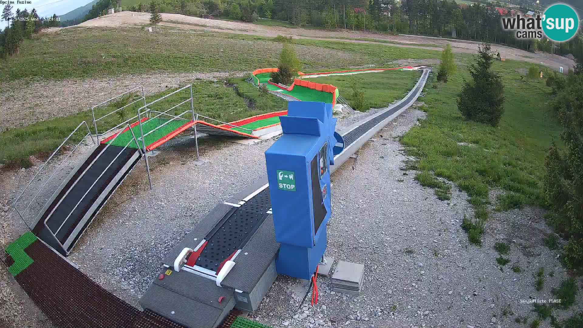 Webcam en vivo Pista de trineo Fužine – Croacia
