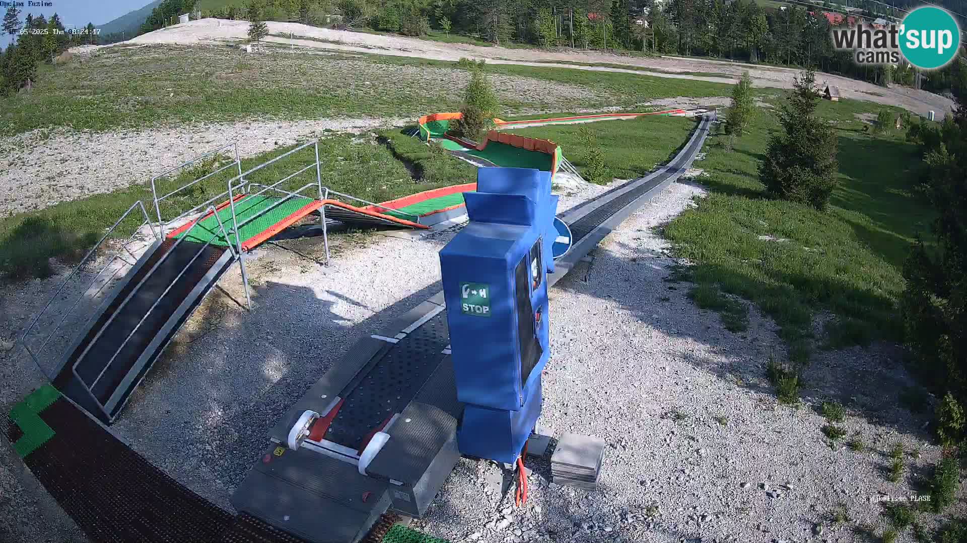 Webcam en vivo Pista de trineo Fužine – Croacia